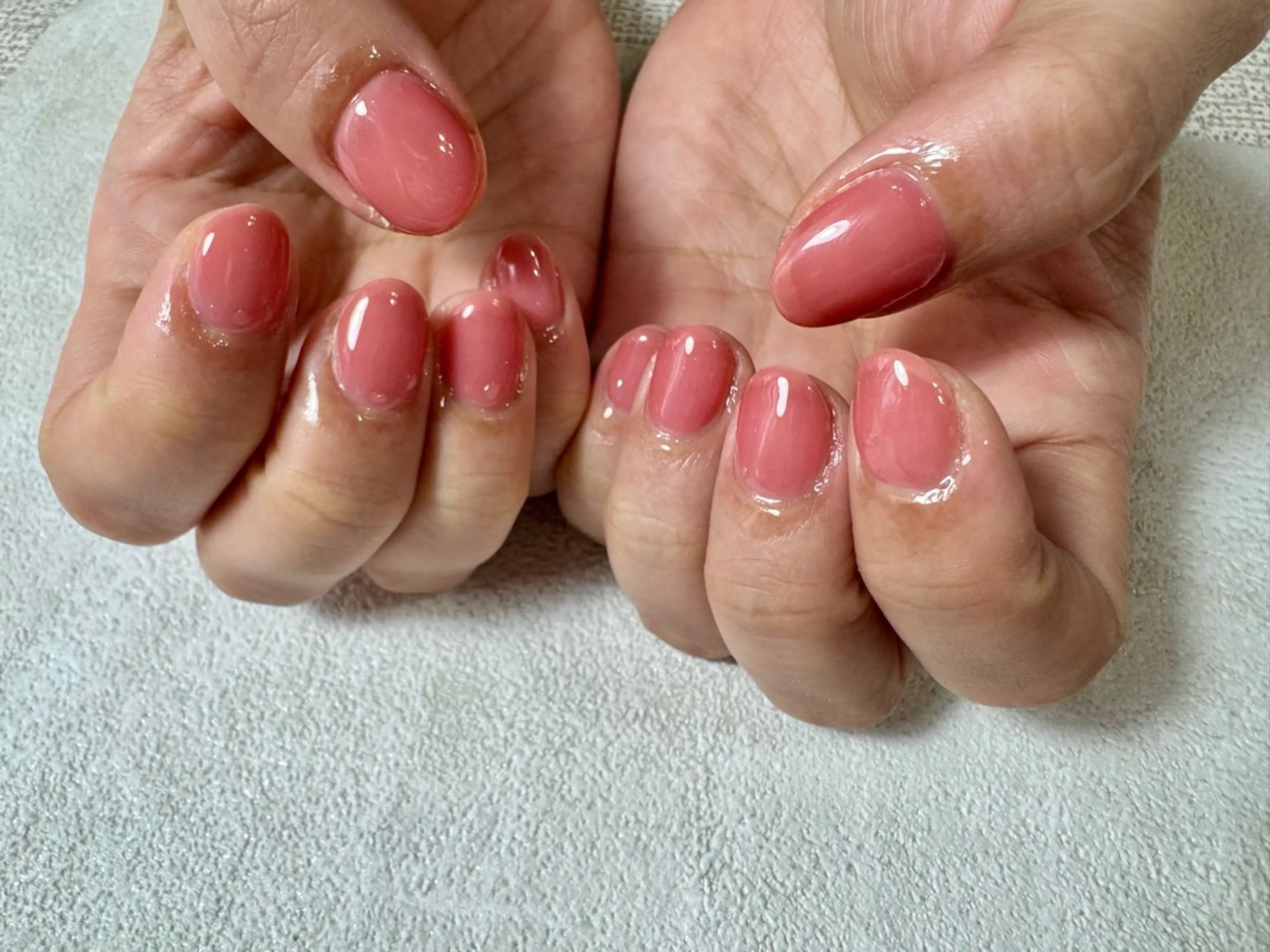 ネイル オーロラネイル 桜ネイル フラワーネイル フットネイル フレンチネイル ハンドネイル kikinail 溝の口のネイルデザイン