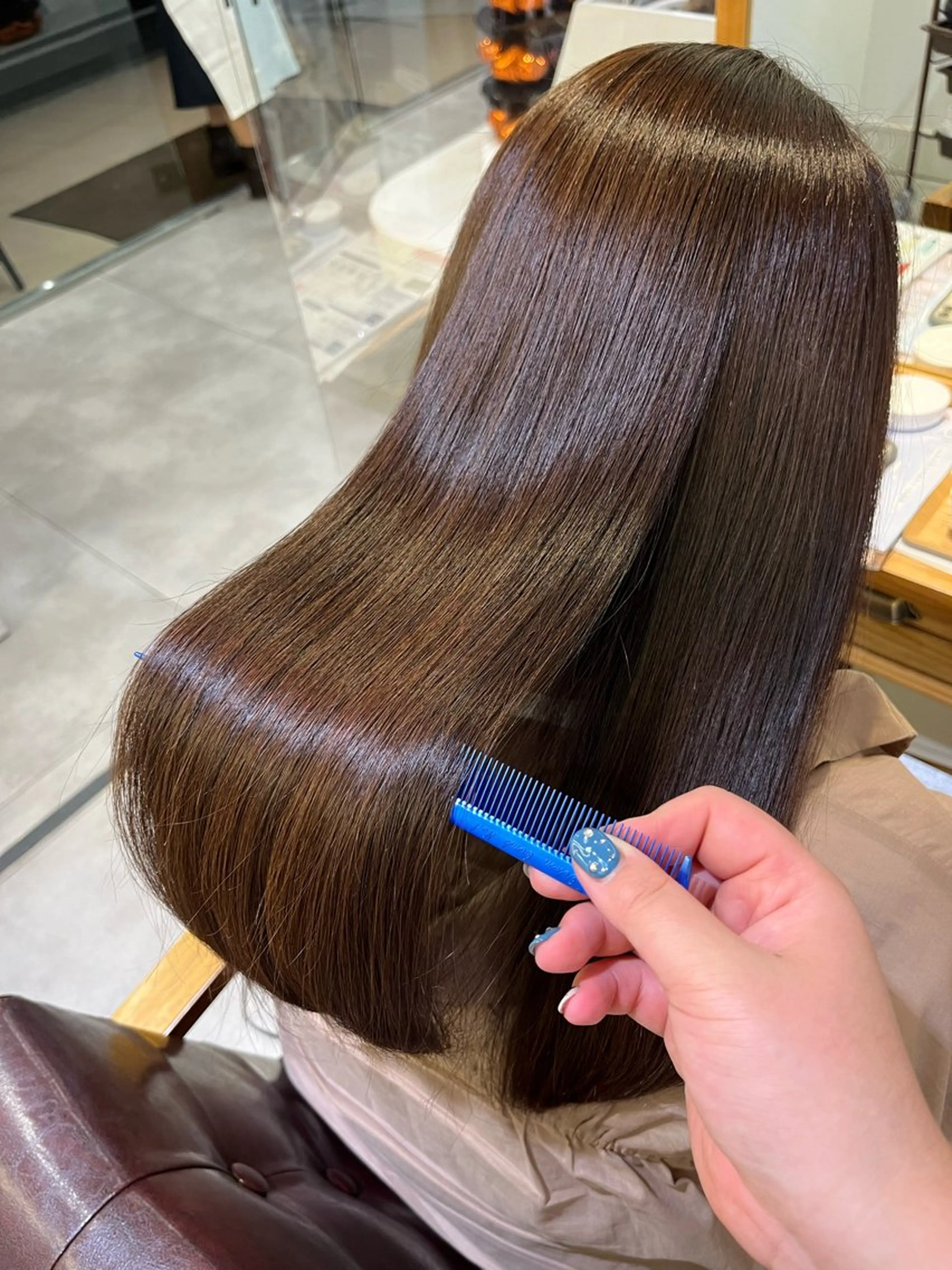 ロング カラー ヘアカラー トリートメント BLENDby happiness所属・KAORU/絹髪 /髪質改善/奈良のヘアスタイル