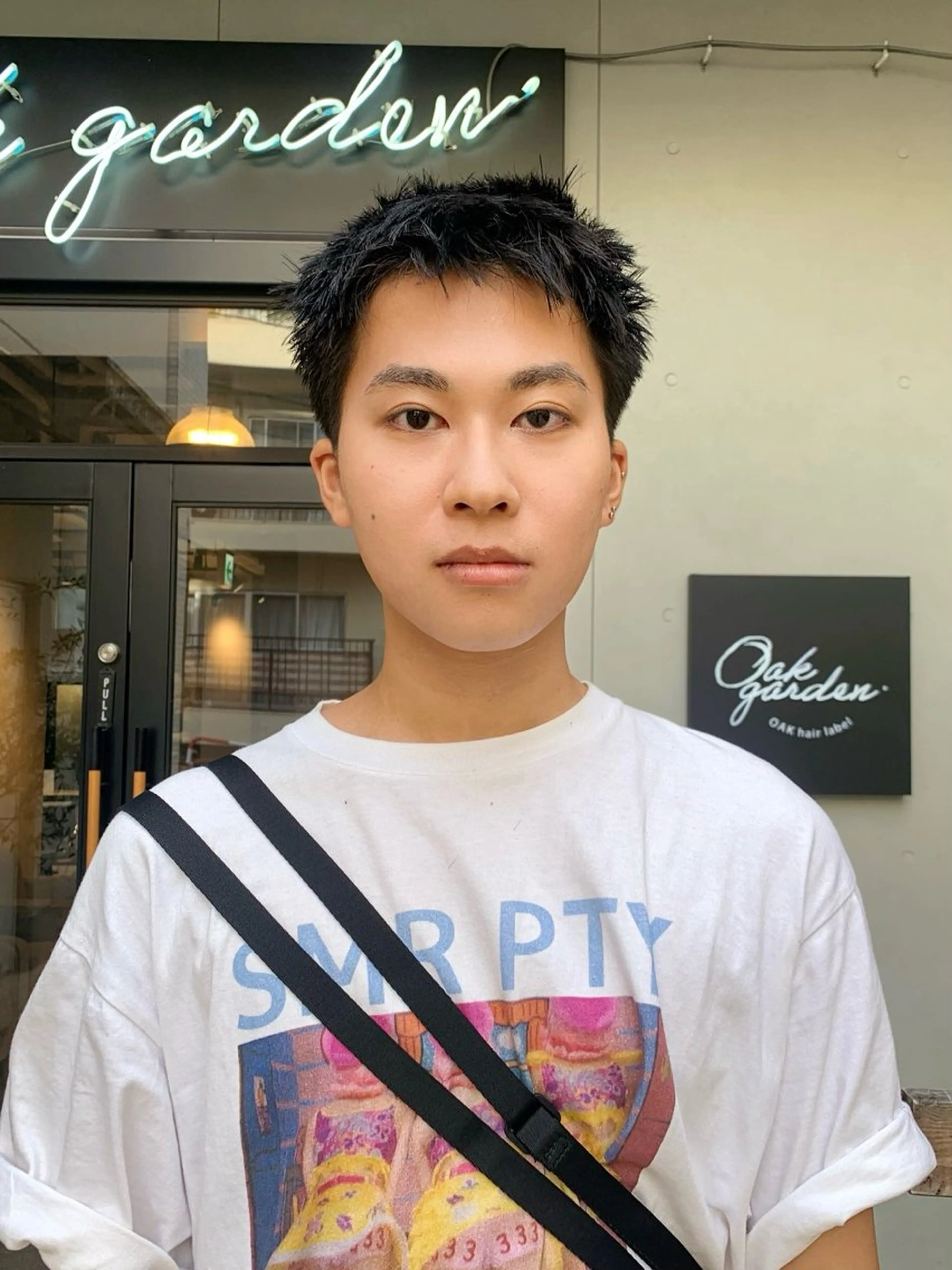 ショート メンズ スパイキーショート ショートヘア 細川 めぐみのヘアスタイル