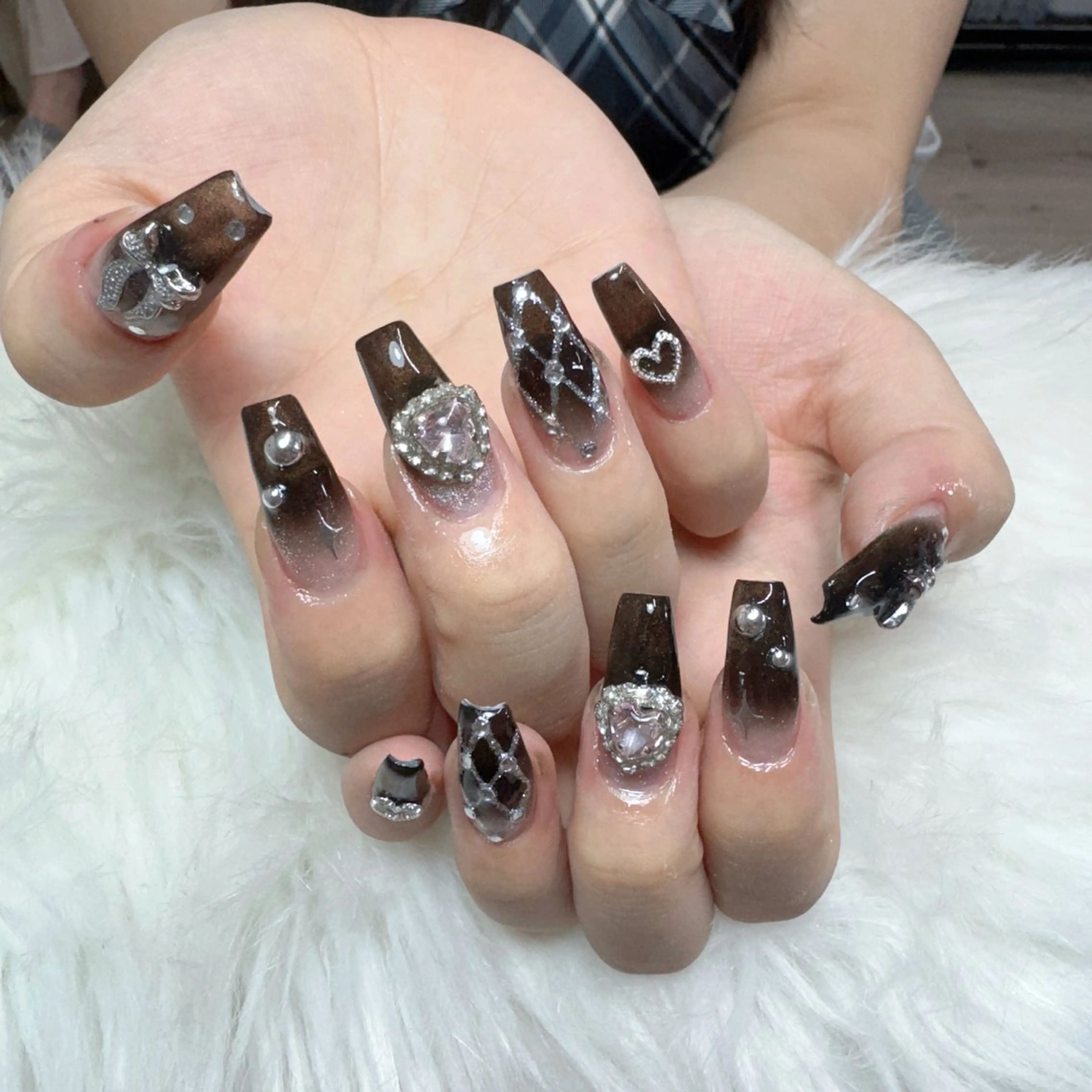 ネイル ハンドネイル 🎀nana🫧 ワンホンネイル🎀のネイルデザイン