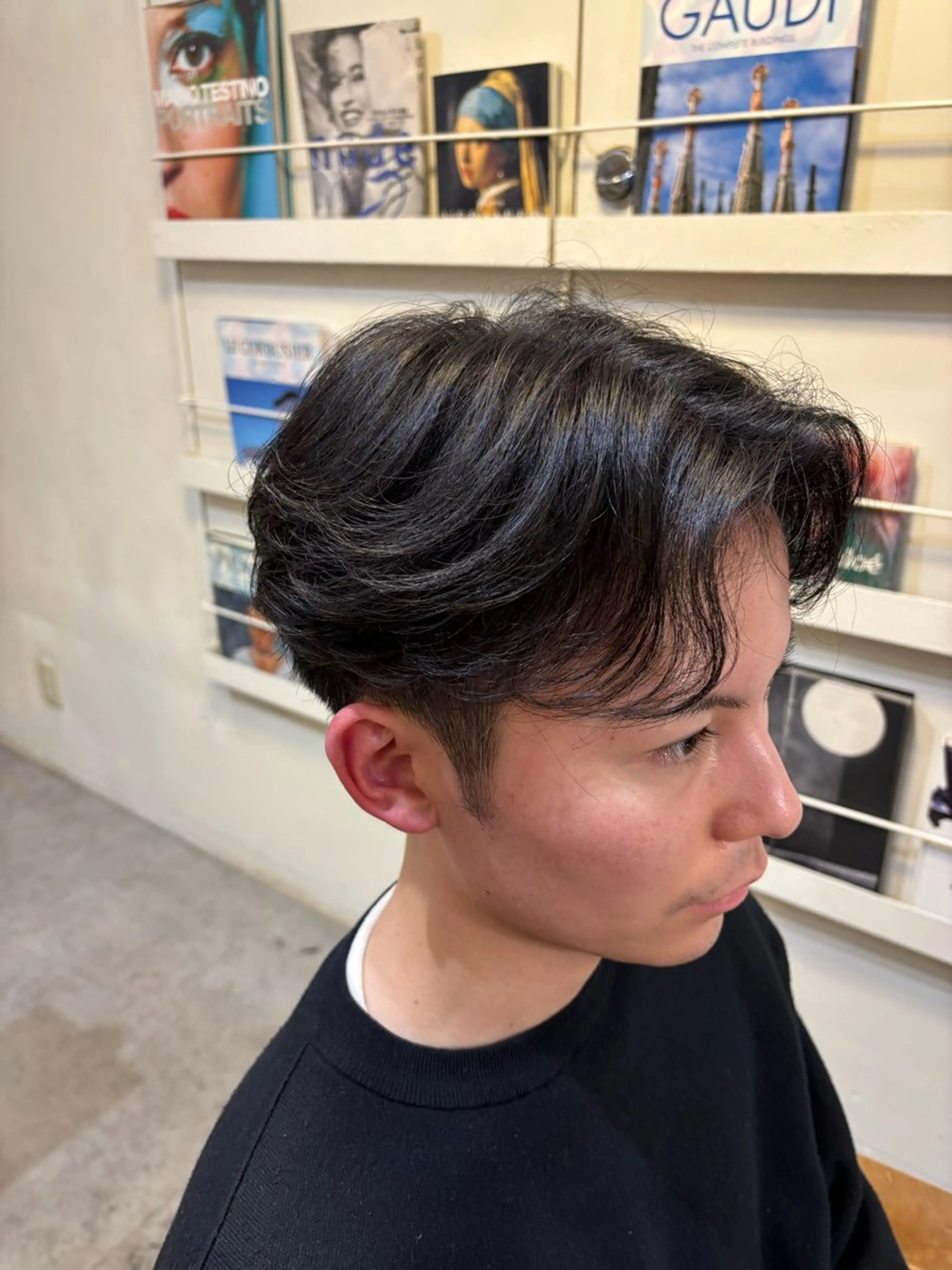 メンズ センターパート 刈り上げ メンズ カット/カラー 惇のヘアスタイル