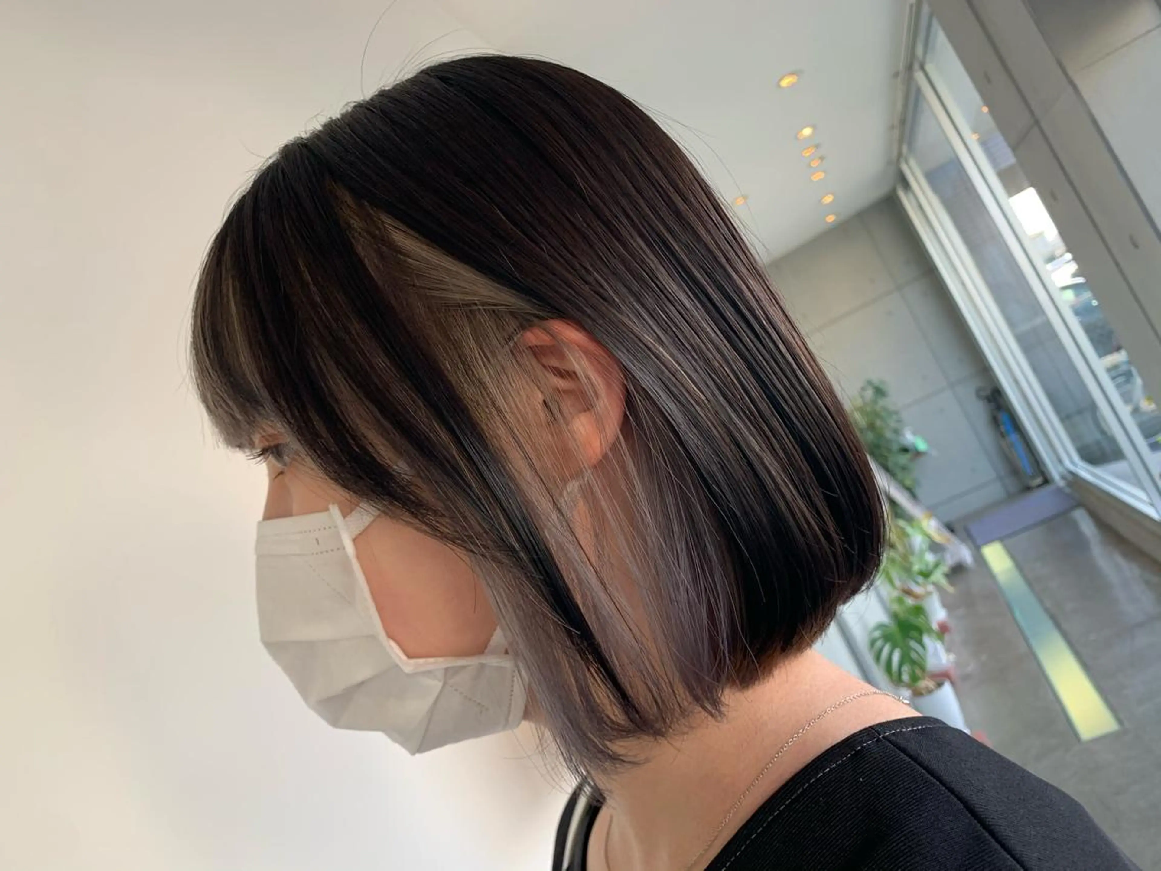 ミディアム おせ ちさとのヘアスタイル