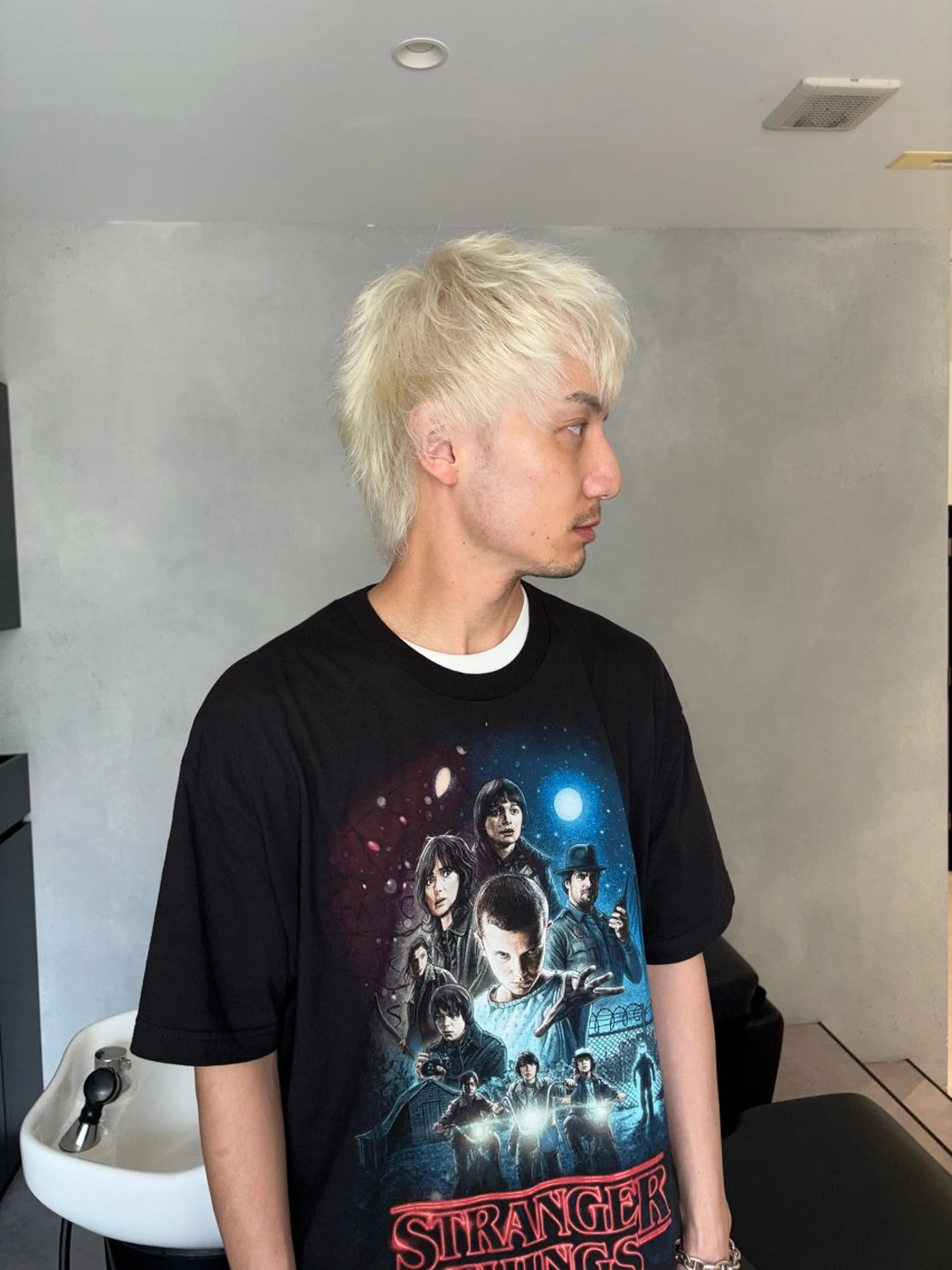 ショート カラー メンズ ヘアカラー トリートメント 吉武 茂暉のヘアスタイル