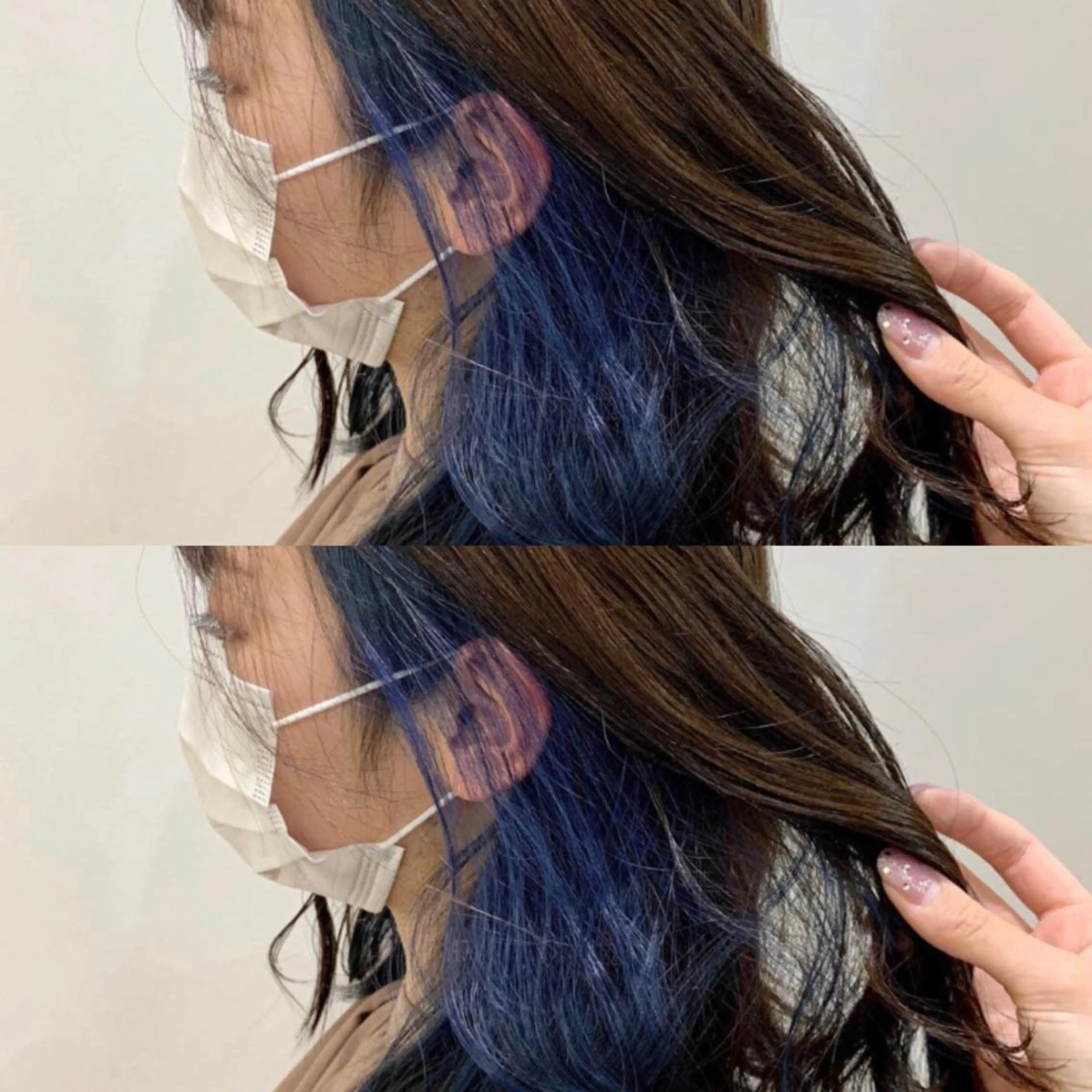 ロング カラー ヘアアレンジ ハイトーン特化 川井優汰のヘアスタイル