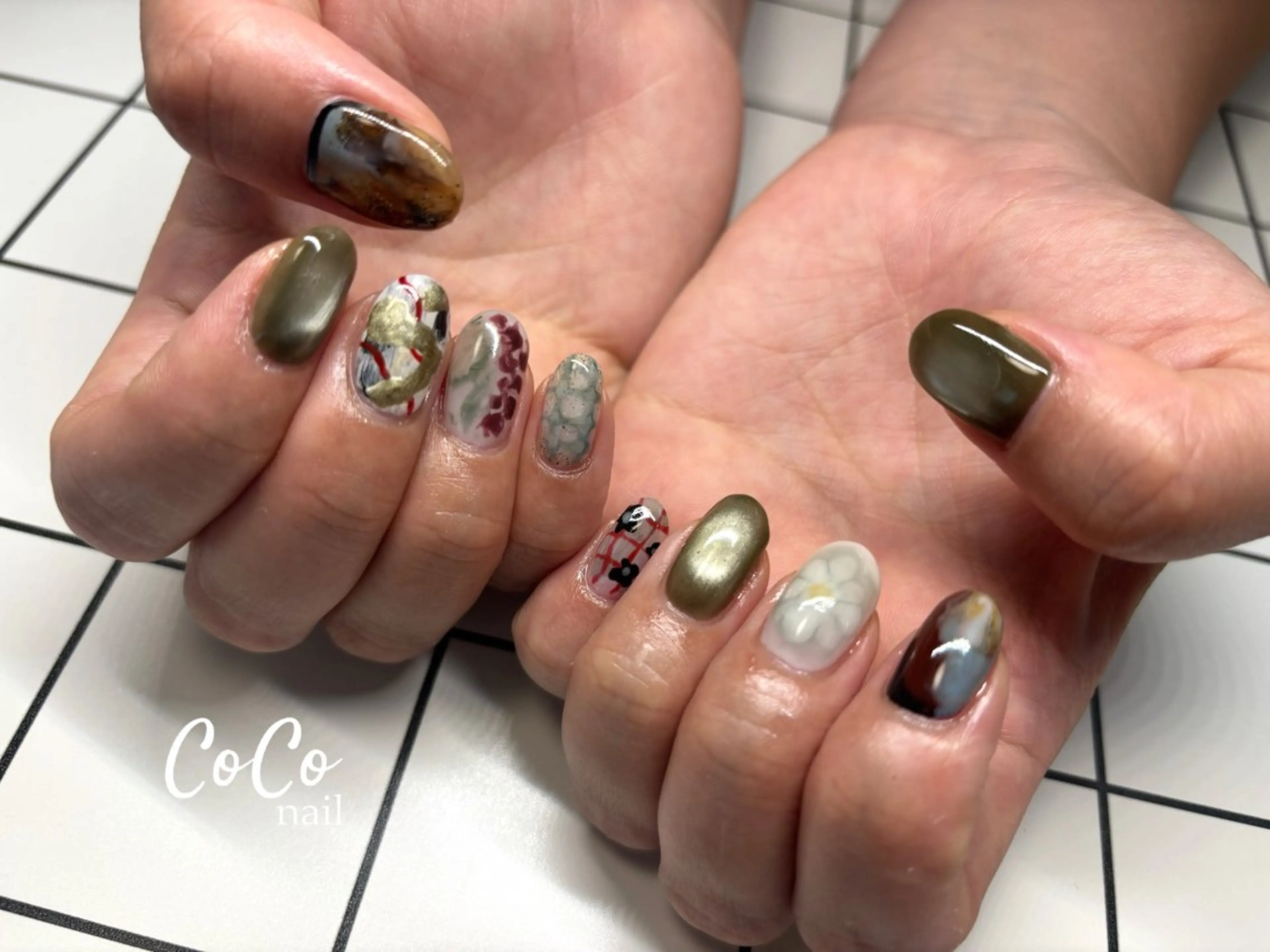 ネイル ハンドネイル coco nailのネイルデザイン