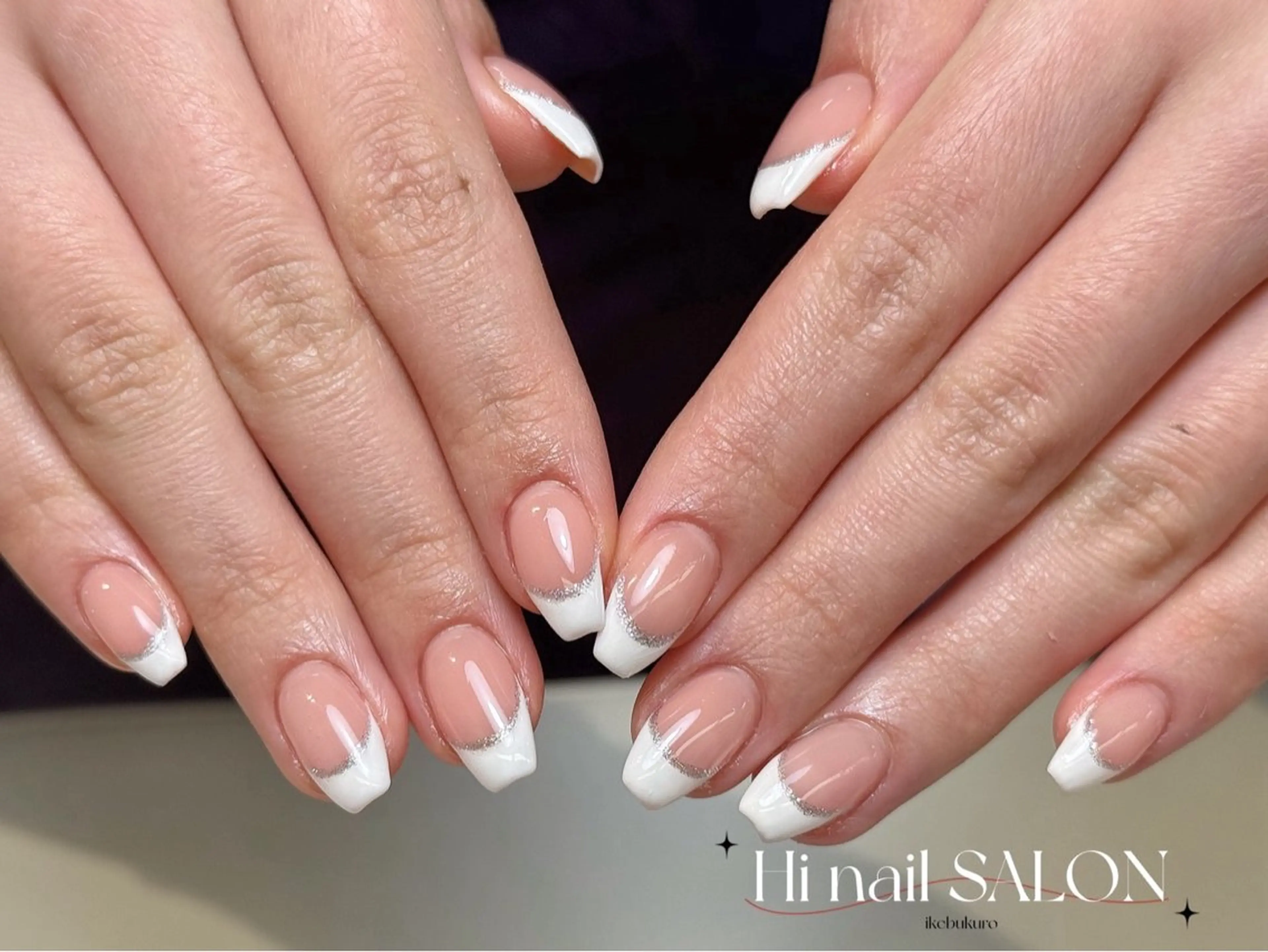 ネイル チークネイル フレンチネイル 韓国ネイル マグネットネイル 持ち込み ハンドネイル Hi nail🎀 池袋kozueのネイルデザイン