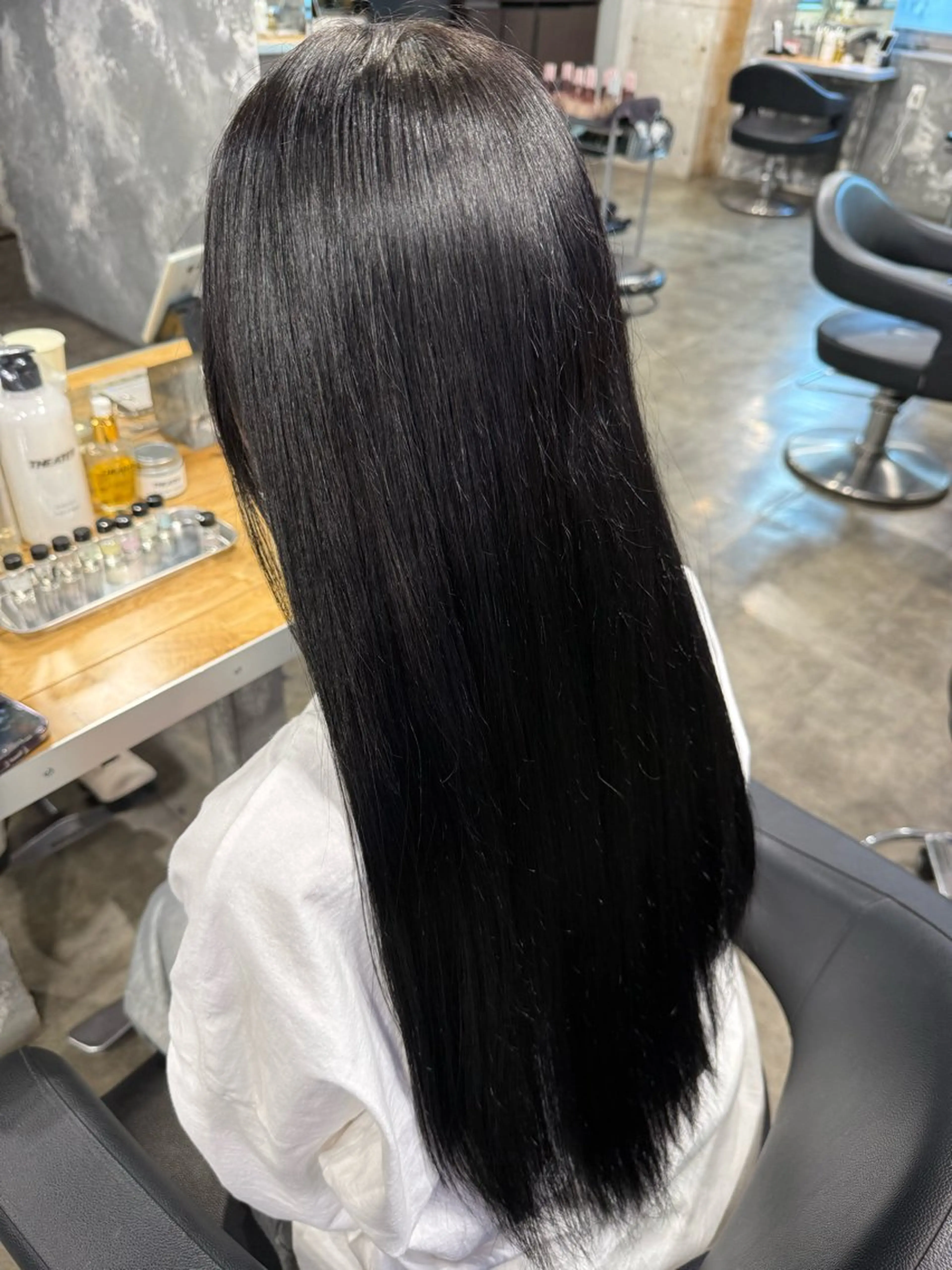 ロング カラー ヘアカラー トリートメント mao⭐️ 透明感カラー‎⭐️のヘアスタイル