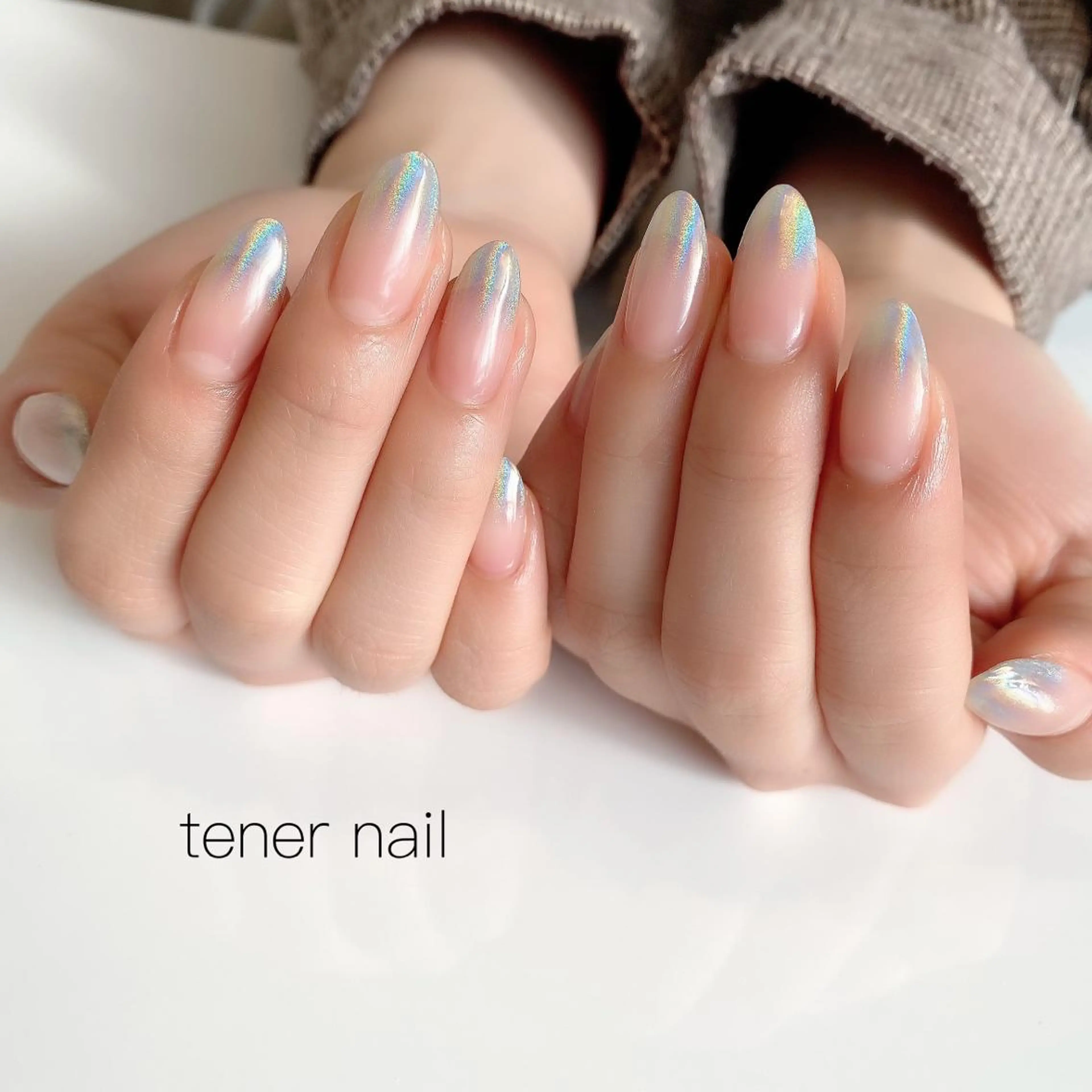 ネイル クリアネイル グラデーション テネルネイル tener nailのネイルデザイン