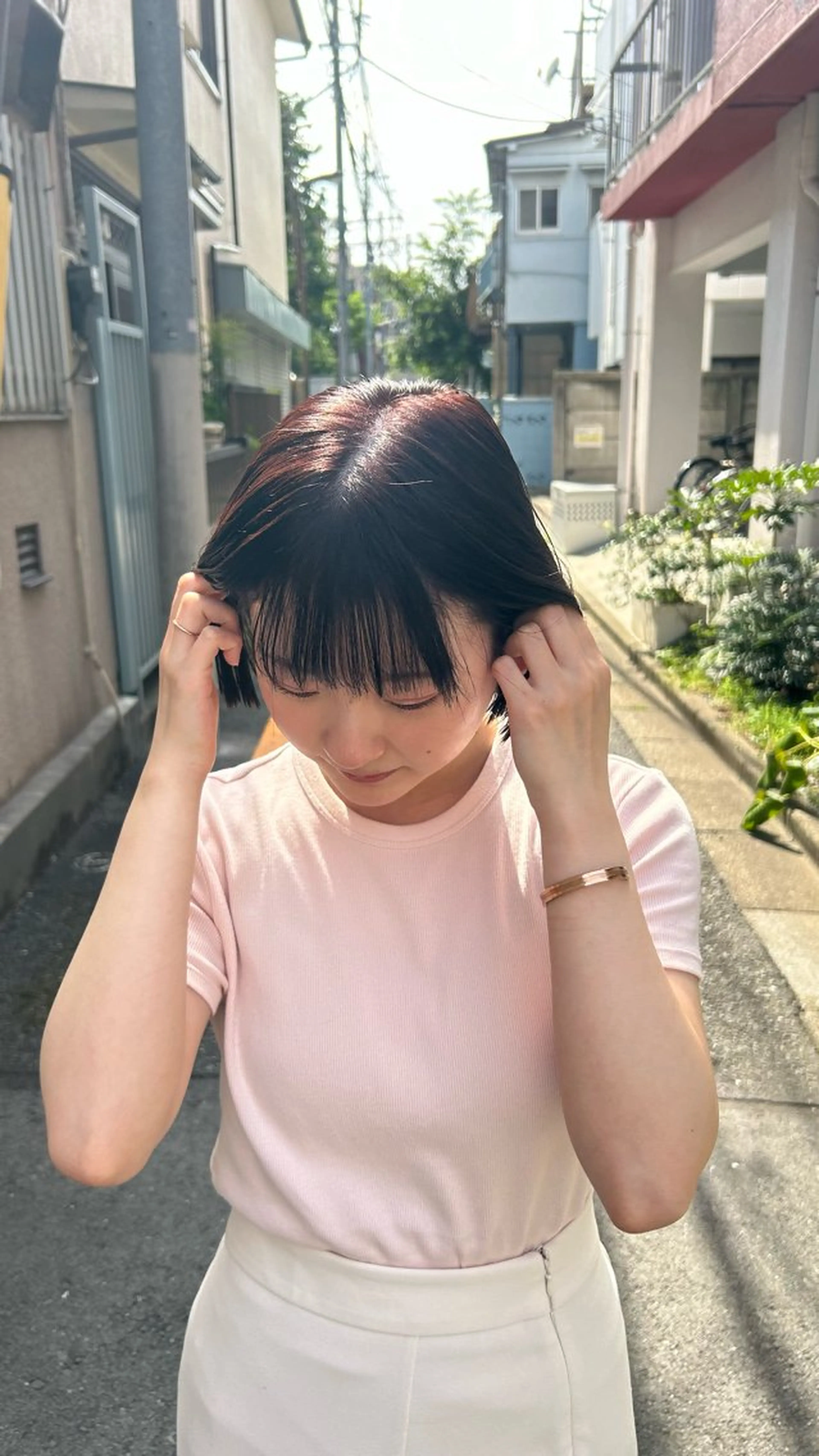 ショート カラー ディープラベンダー ラベンダーカラー ボブ 🪐メンズモデル募集 | オカモトノア🪐のヘアスタイル