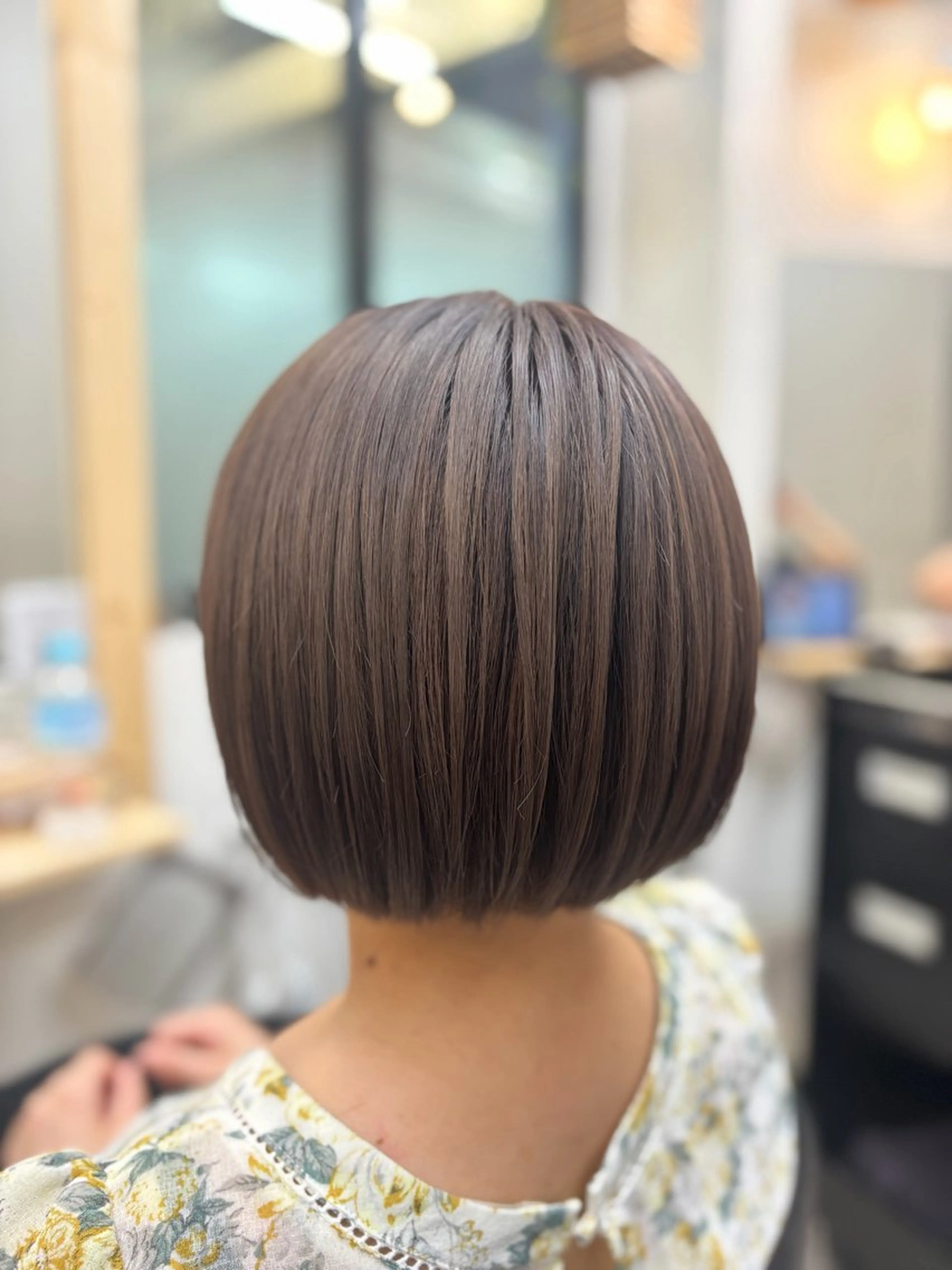 ミディアム カラー ヘアカラー 小顔似合わせカット ┊︎＊AYANO＊のヘアスタイル