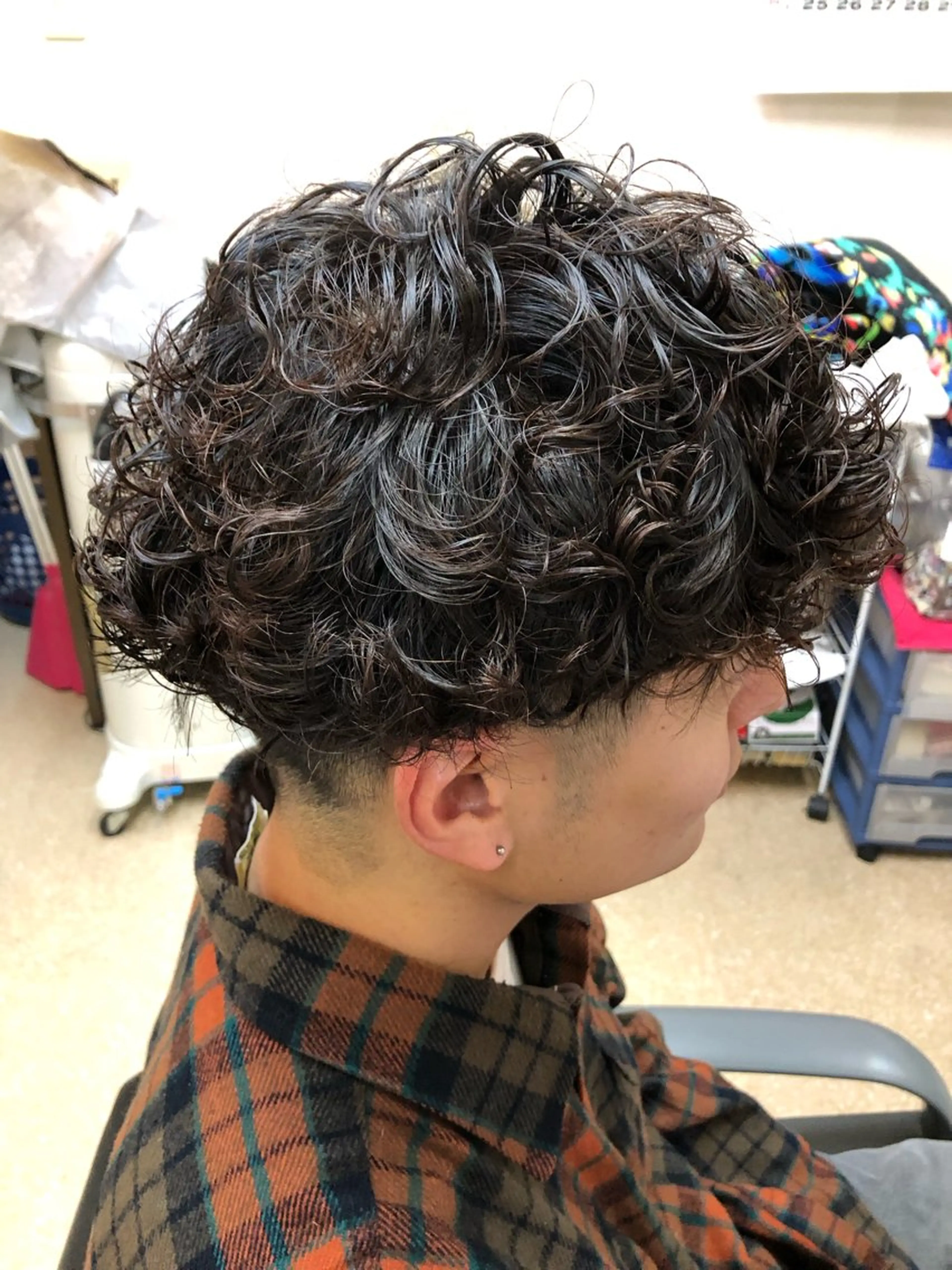 パーマ メンズ 石塚 浩のヘアスタイル