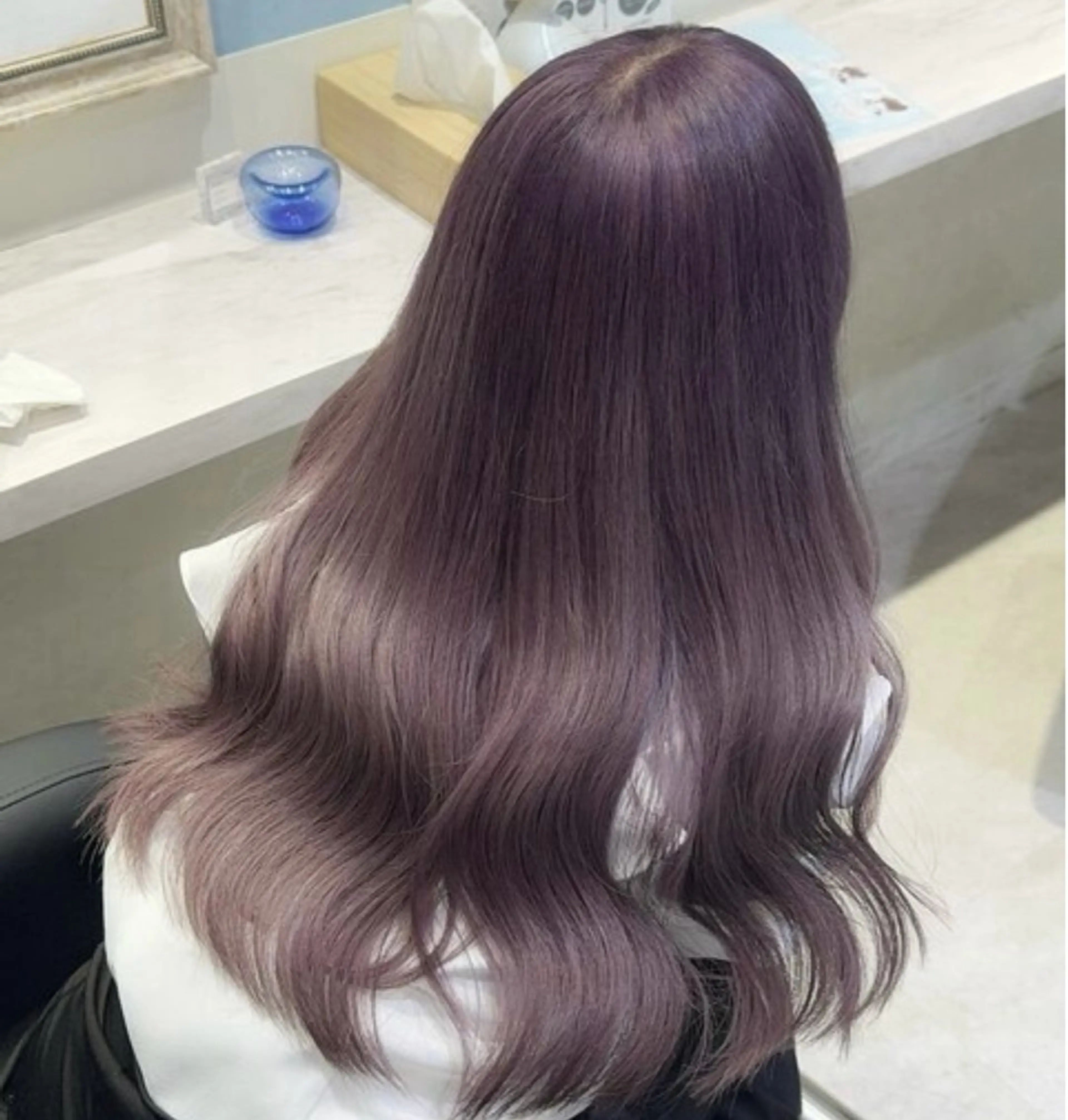 ロング カラー ブリーチ ラベンダーカラー ロング 🦋ブリーチ/カラー 専門AYA💖のヘアスタイル