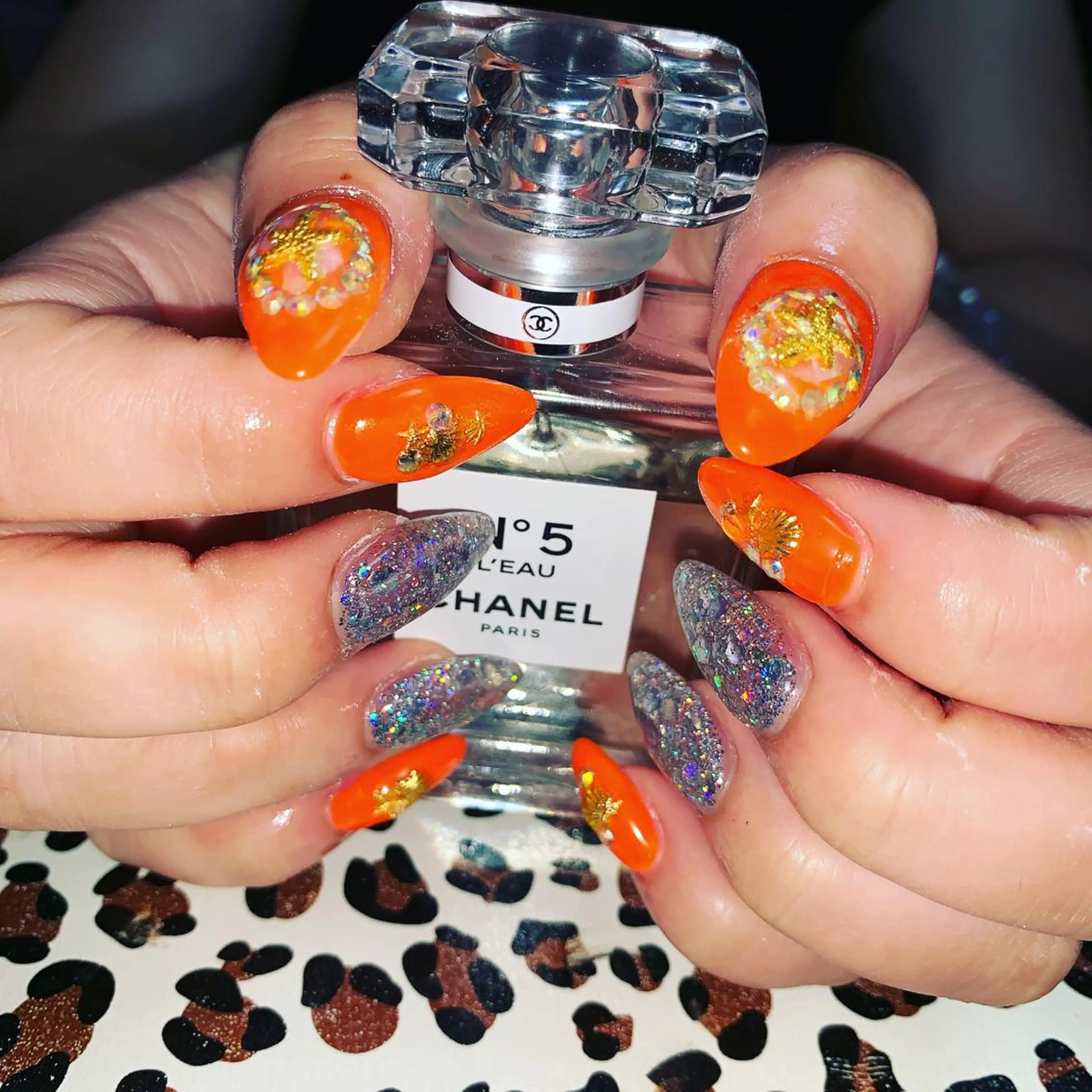 ネイル 夏ネイル ハンドネイル 🌙🫧CHARME (RUKA)🦋🫧のネイルデザイン