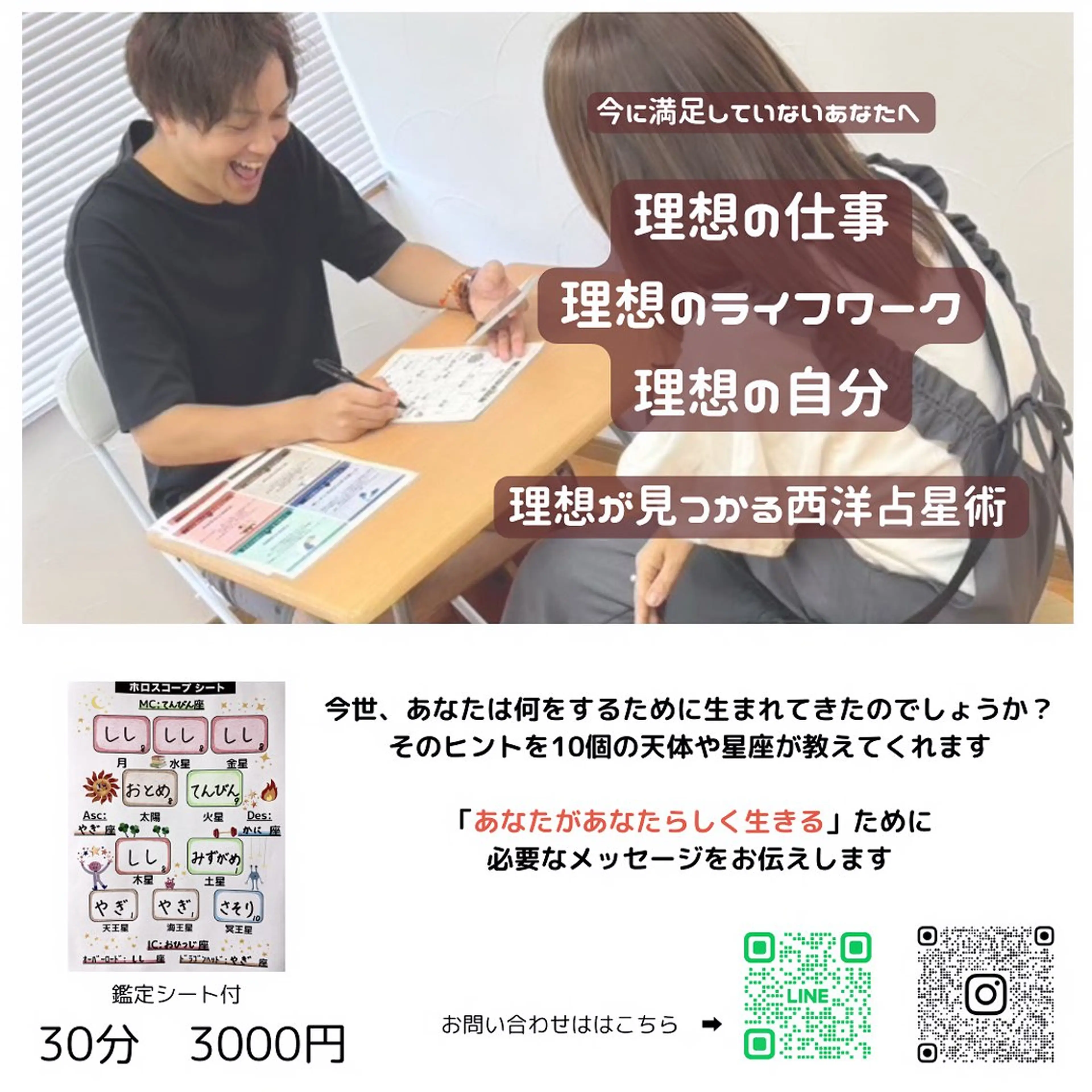 星占い（西洋占星術）の写真