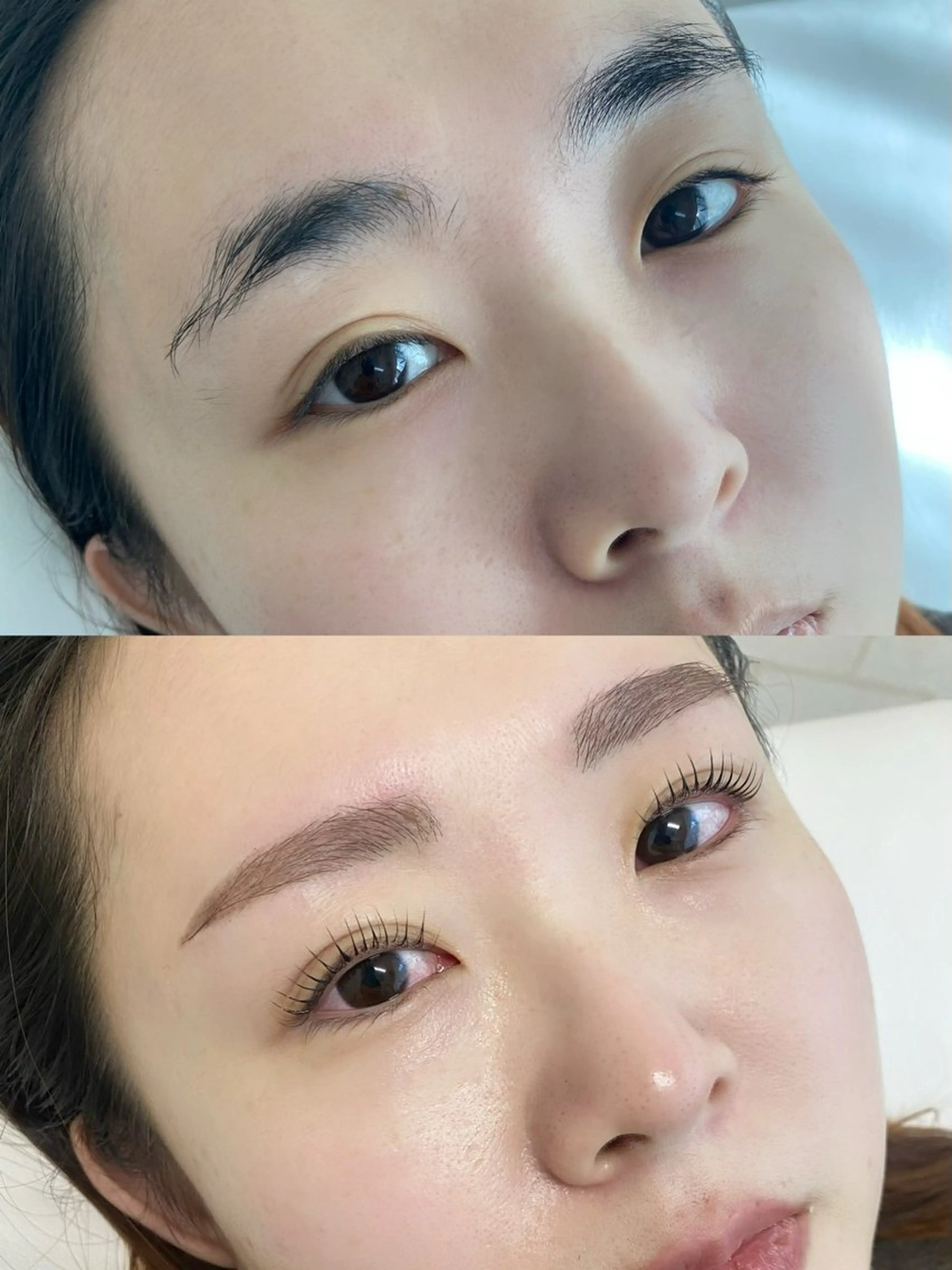 美眉スタイリング＋まつ毛パーマ（上）の写真