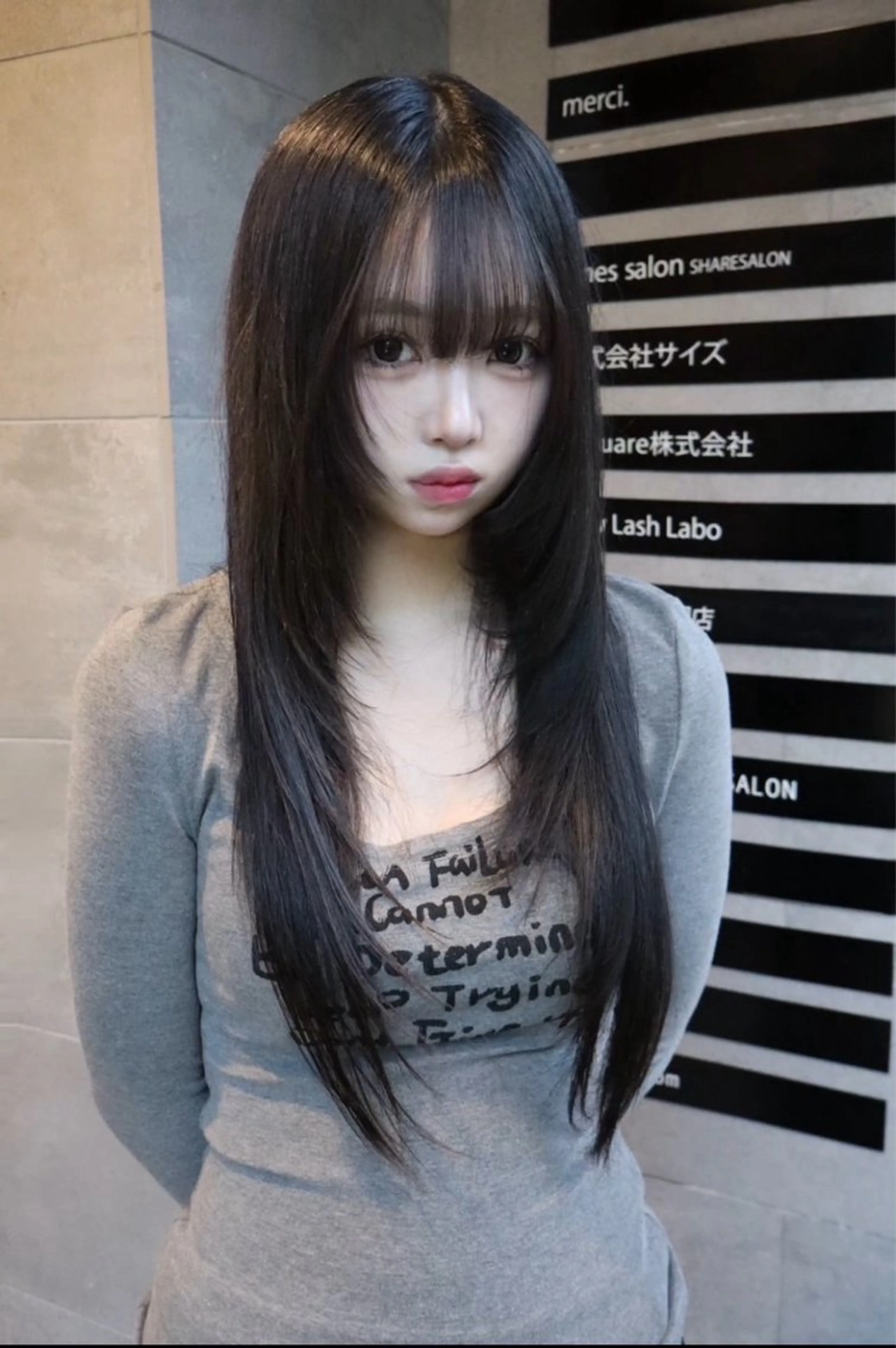 セミロング レイヤーカット /ハイトーンchaoのヘアスタイル