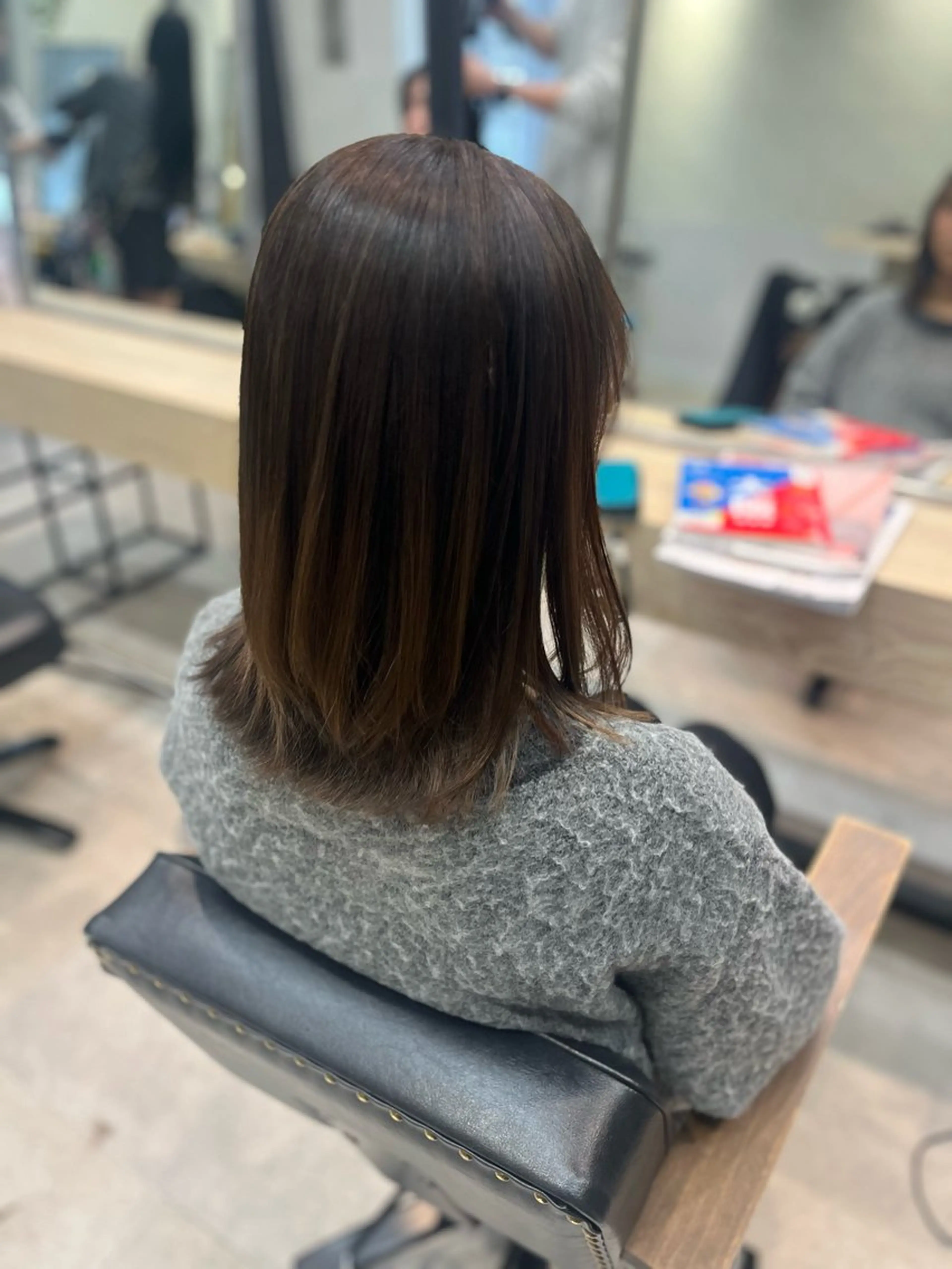 ミディアム くびれヘア くびれレイヤー レイヤーカット レイヤー⌇﻿アレンジ ⌇﻿misato🩶のヘアスタイル