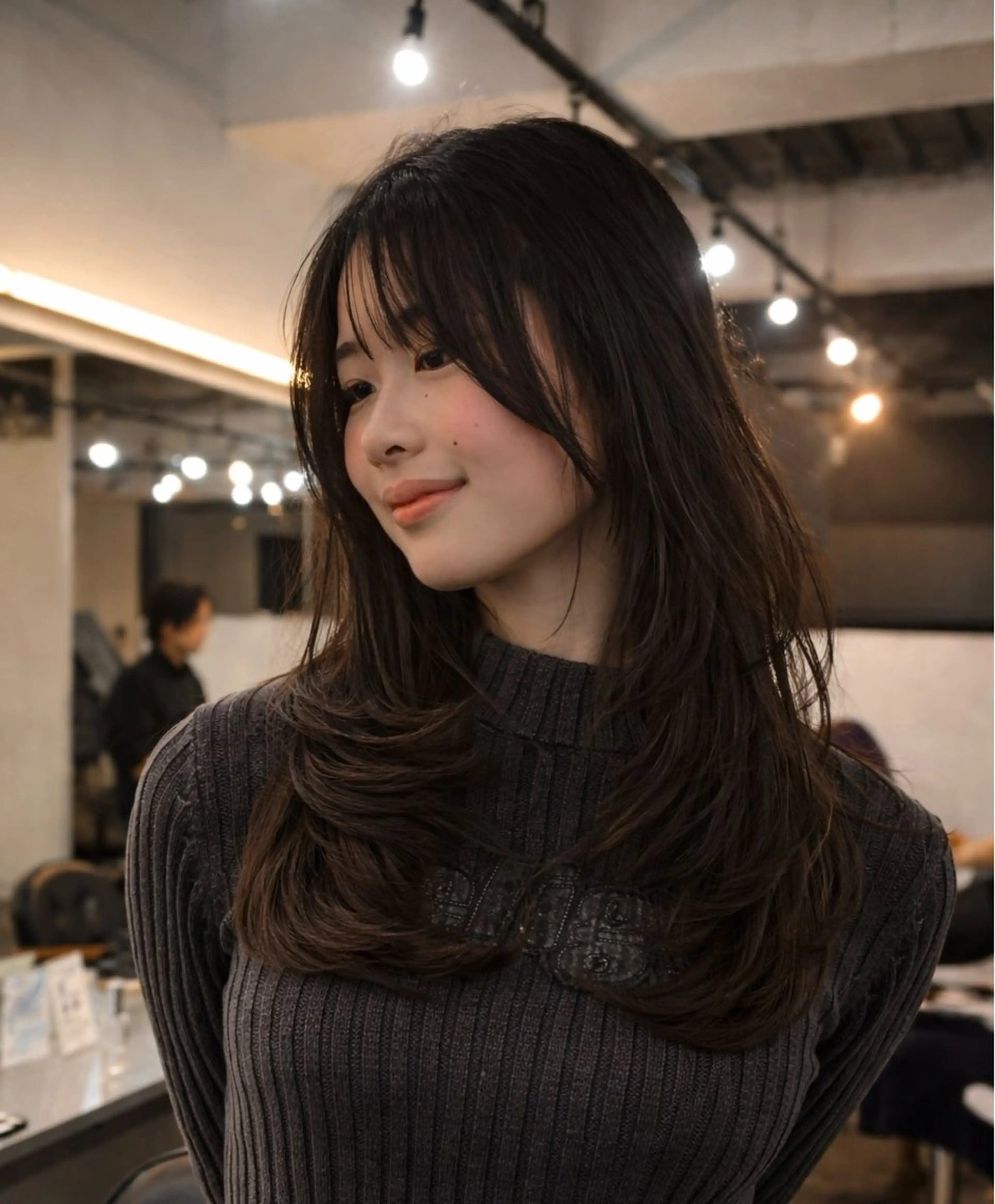 セミロング レイヤー/垢抜け/ TAISHIのヘアスタイル