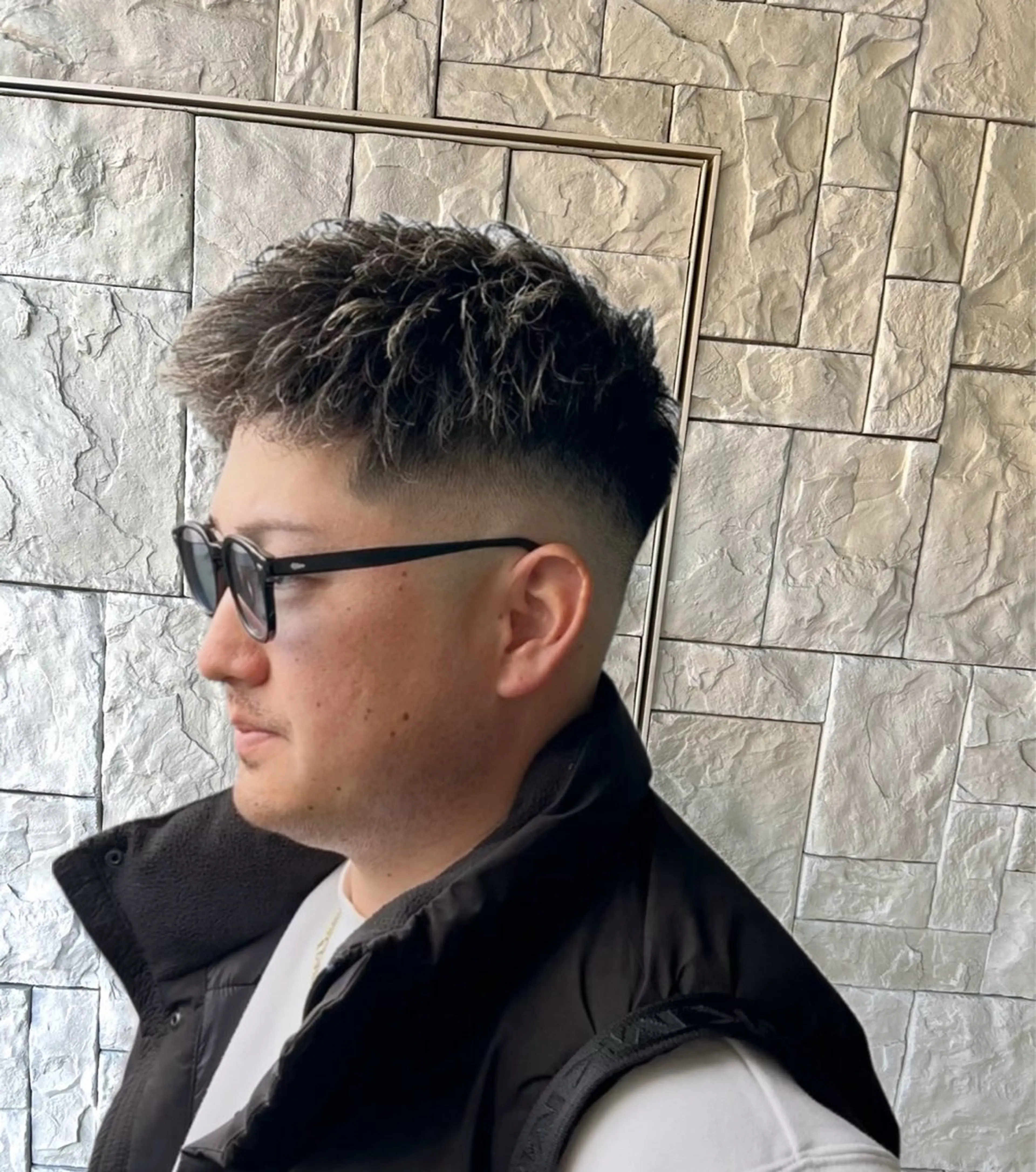 カラー パーマ メンズ メンズメッシュ メッシュ カット ヘアカラー パーマ 一宮/稲沢/あま市 /小林好裕のヘアスタイル