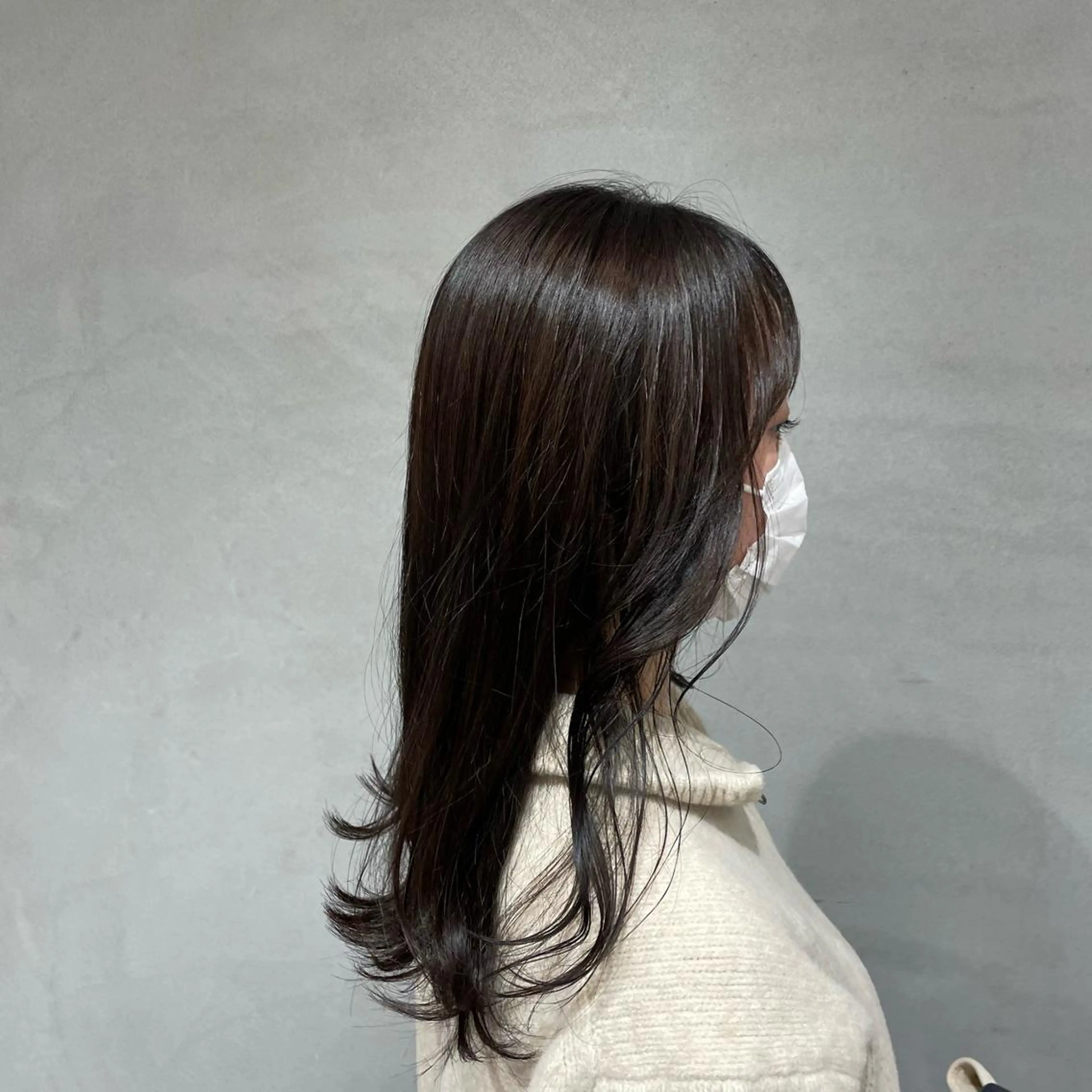 ミディアム カラー 髪質改善/透明感カラ ー/Ayana 🍒のヘアスタイル