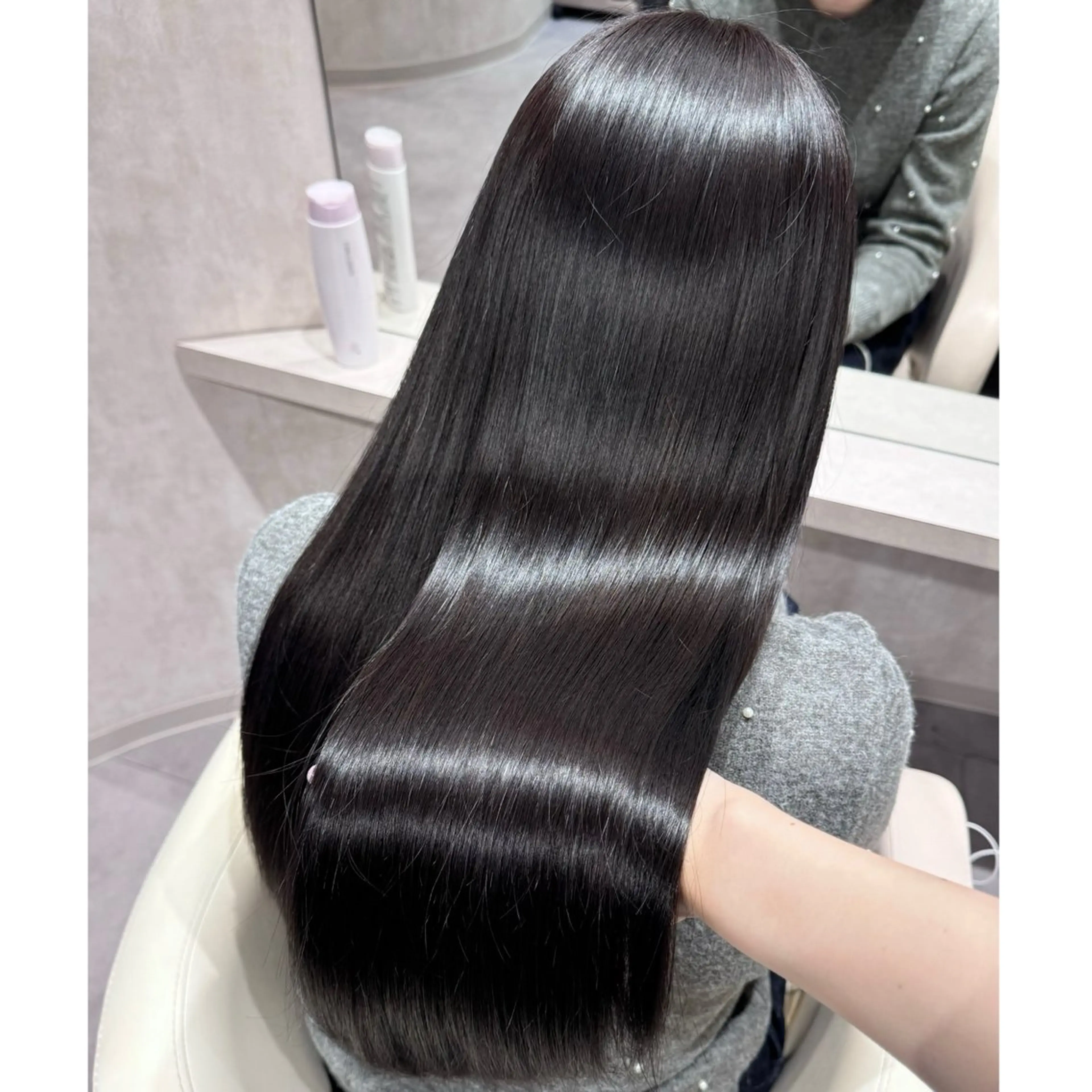 ロング カラー ヘアカラー トリートメント miyu /トレンド カラー×艶髪のヘアスタイル