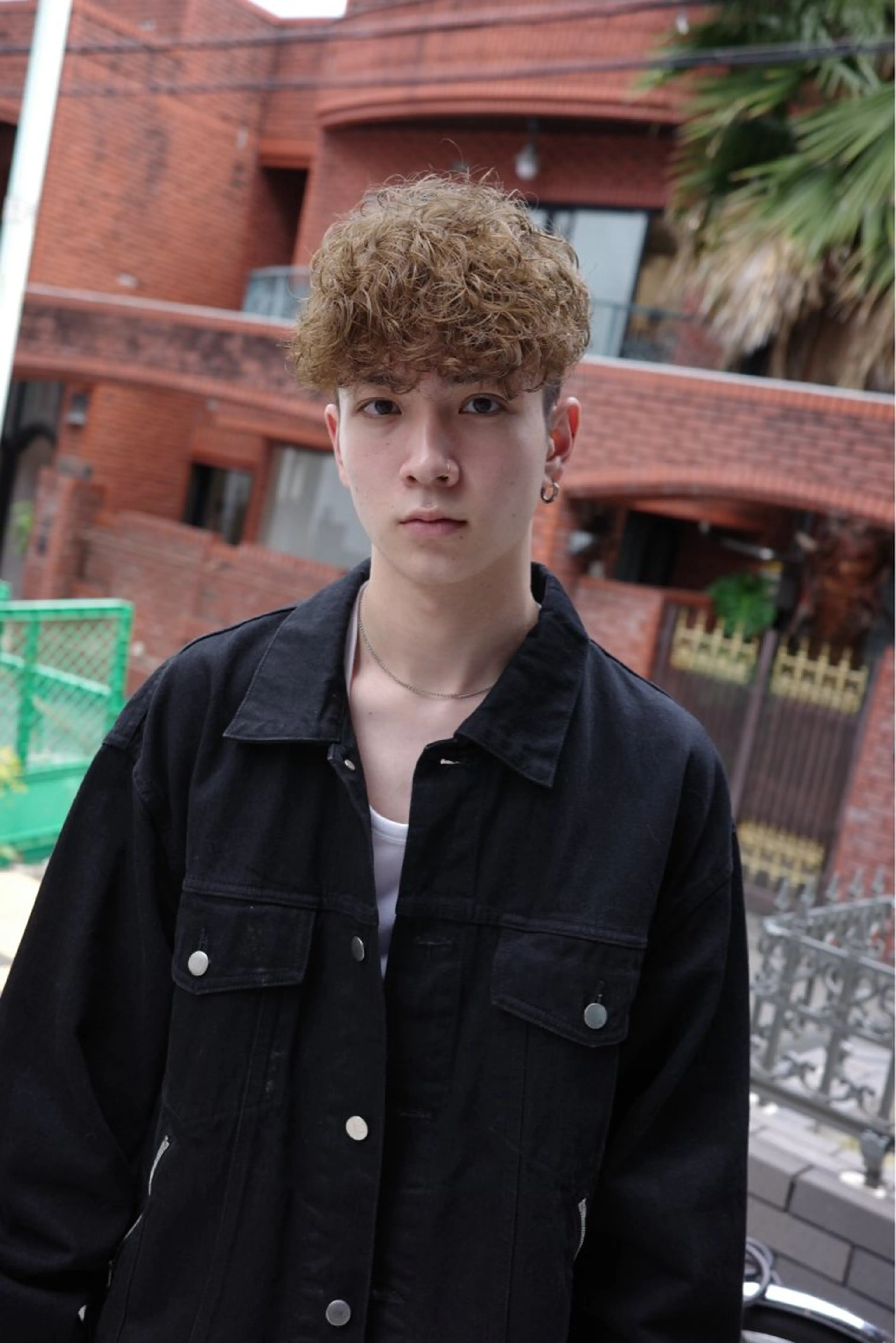 パーマ メンズ カット パーマ fifth 安次富　泰雅のヘアスタイル