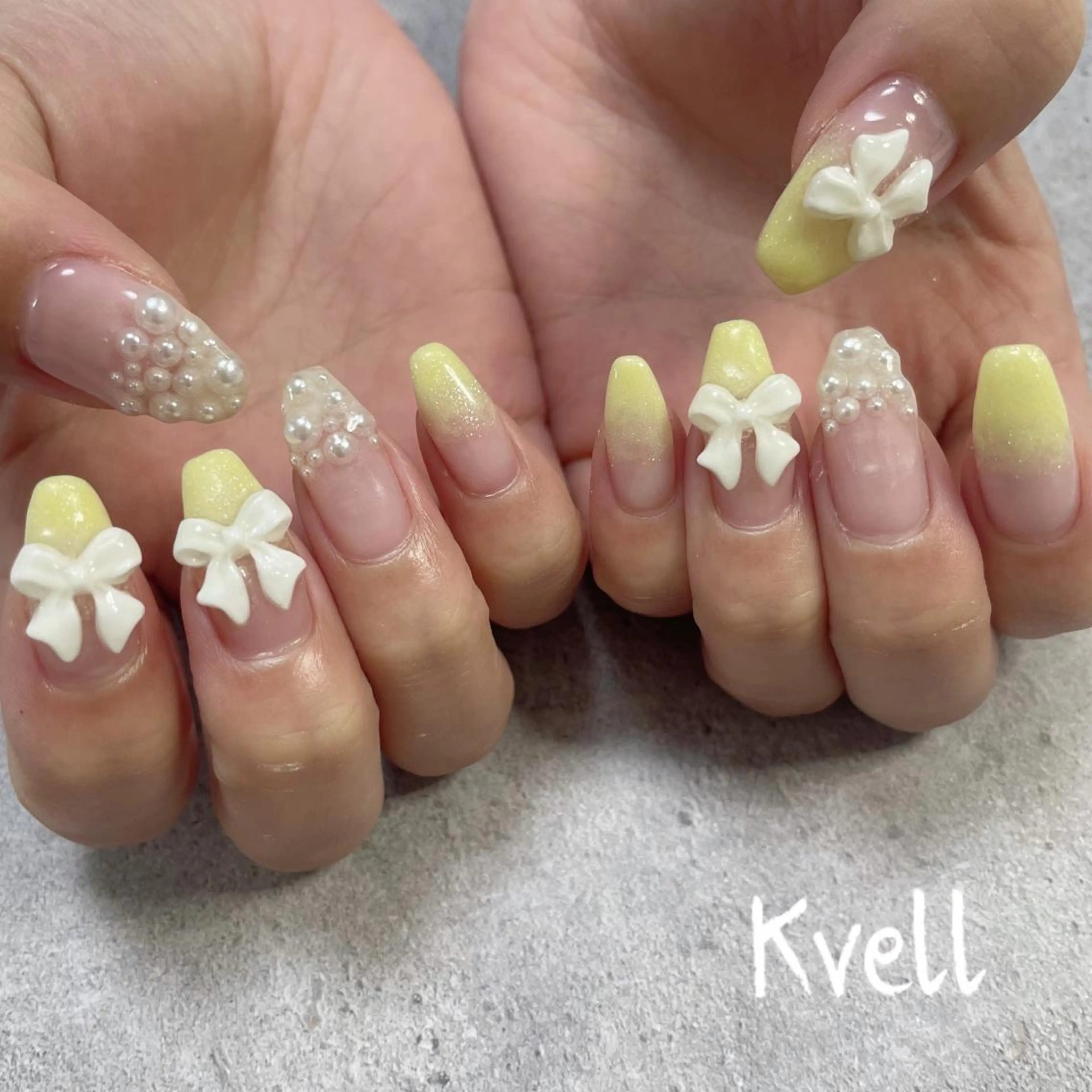 ネイル アートネイル ハンドネイル nailsalon Kvellのネイルデザイン
