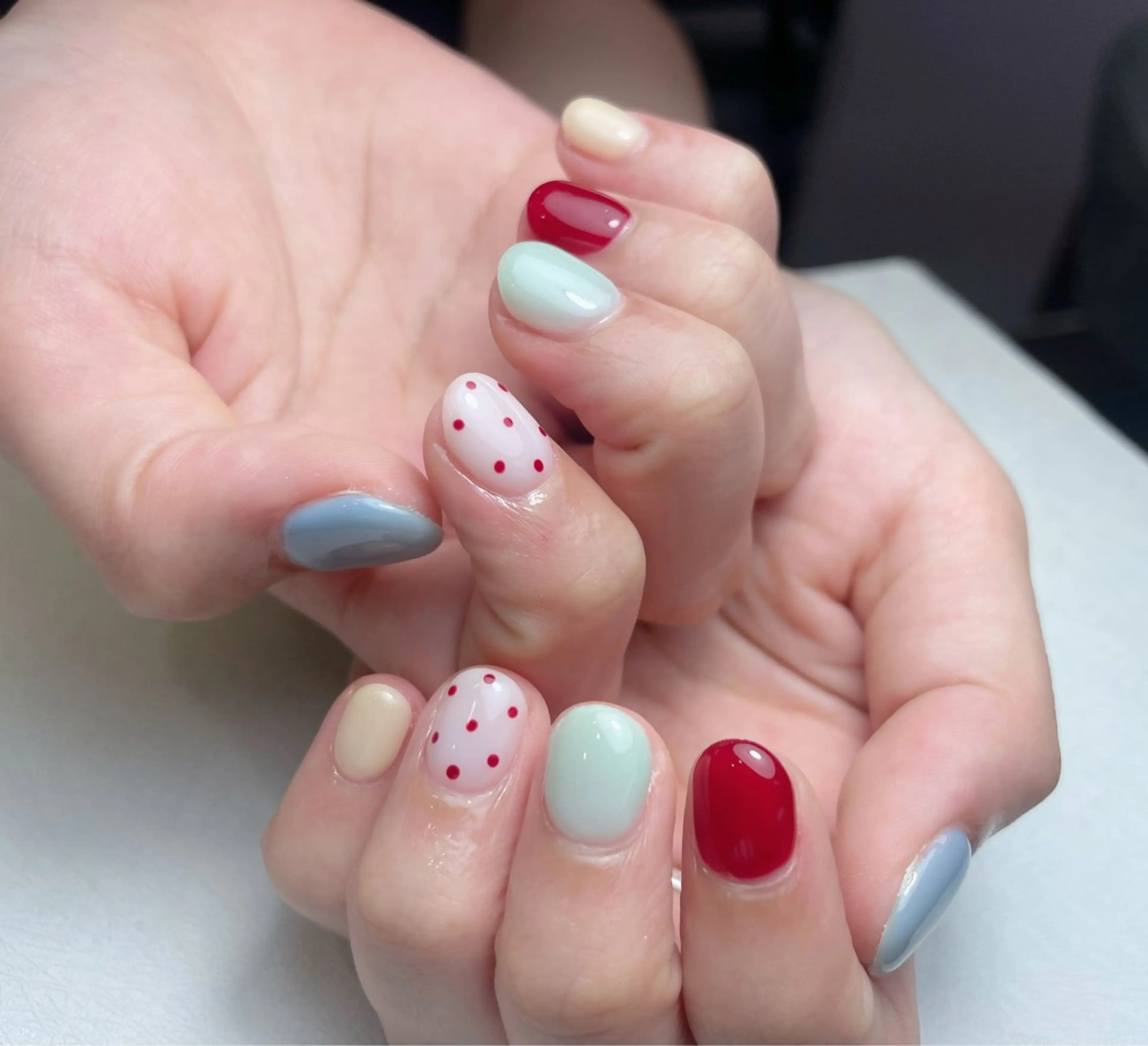 ネイル アートネイル オーロラネイル ブラウン クリアネイル ガーリー 中野駅から2分 MEO NAILのネイルデザイン