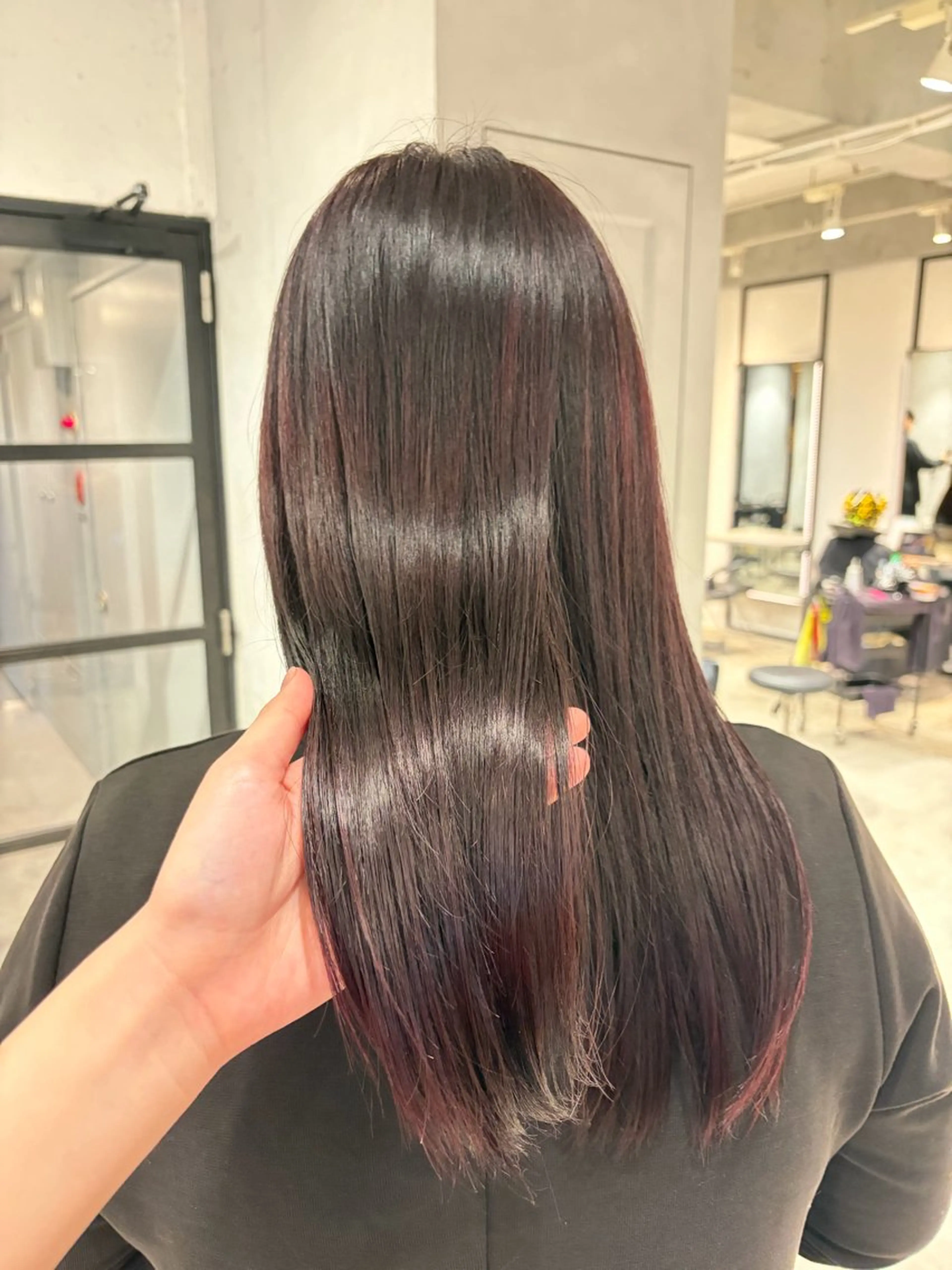 セミロング カラー ブリーチモデル募集中 ゆな🎀のヘアスタイル