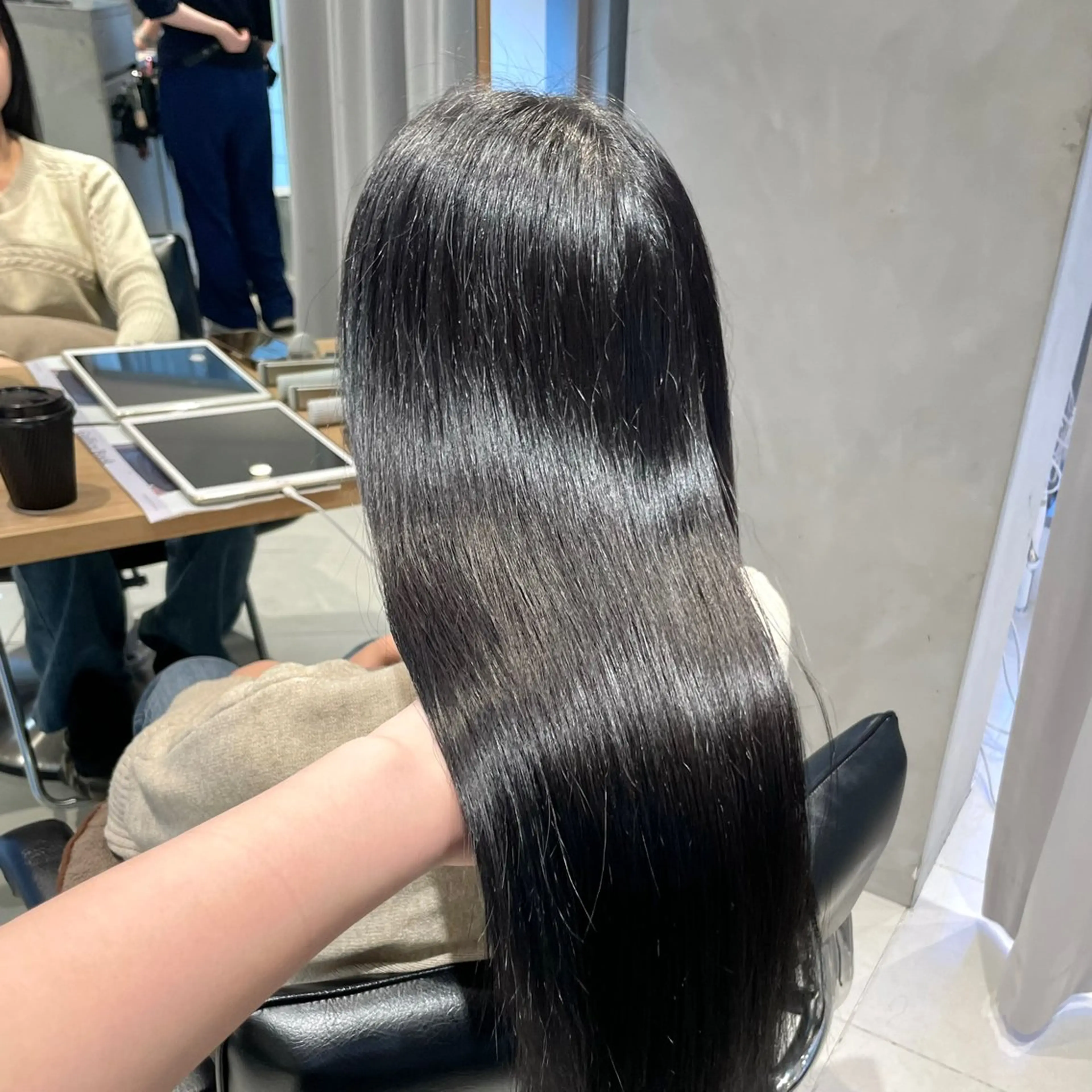 ロング カラー ロング ヘアカラー トリートメント ツヤ髪/韓国ヘア 💎Nokaのヘアスタイル