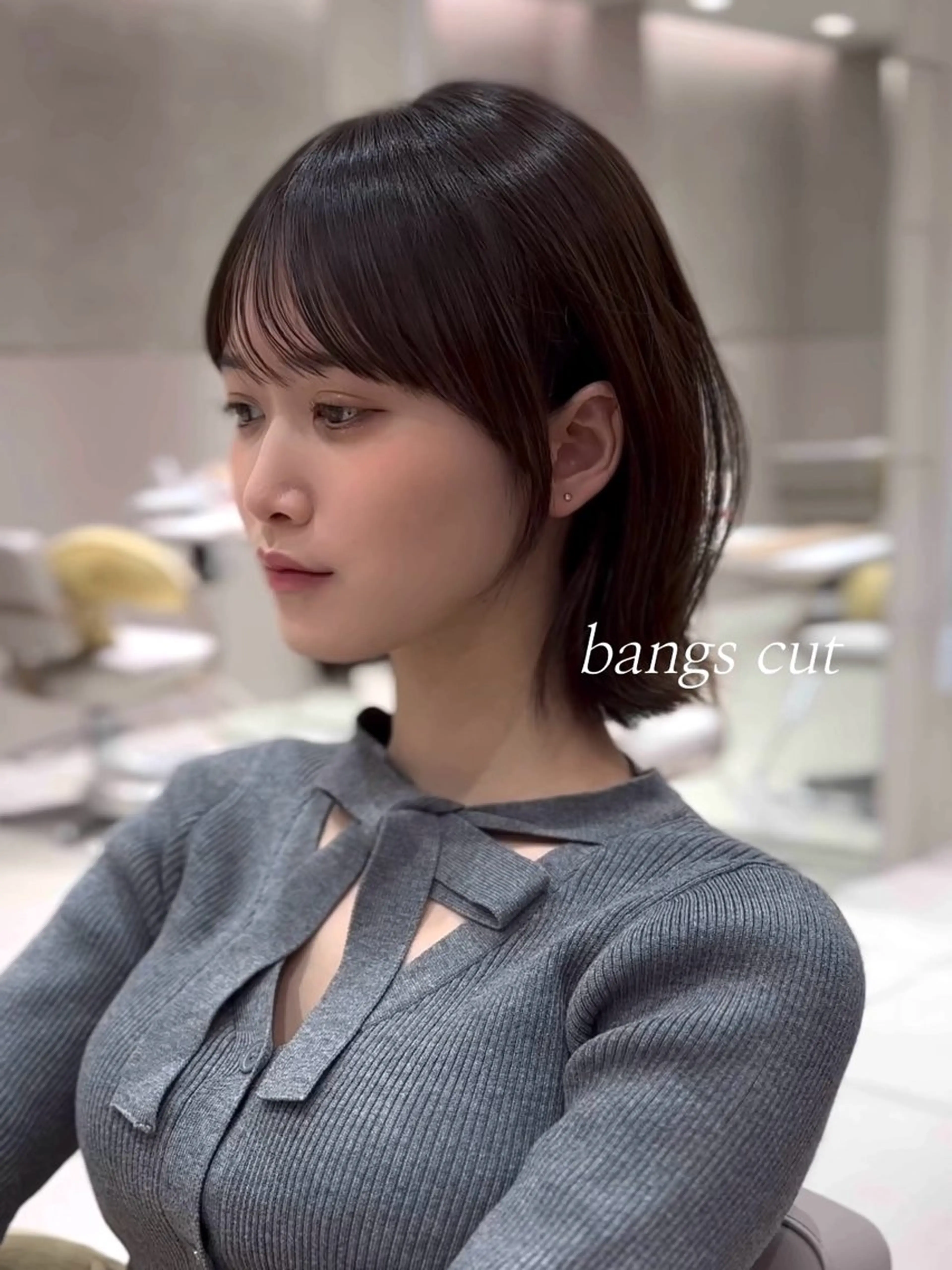 ミディアム カラー カット ヘアカラー トリートメント レイヤー/顔周り /透明感🩶高橋大のヘアスタイル