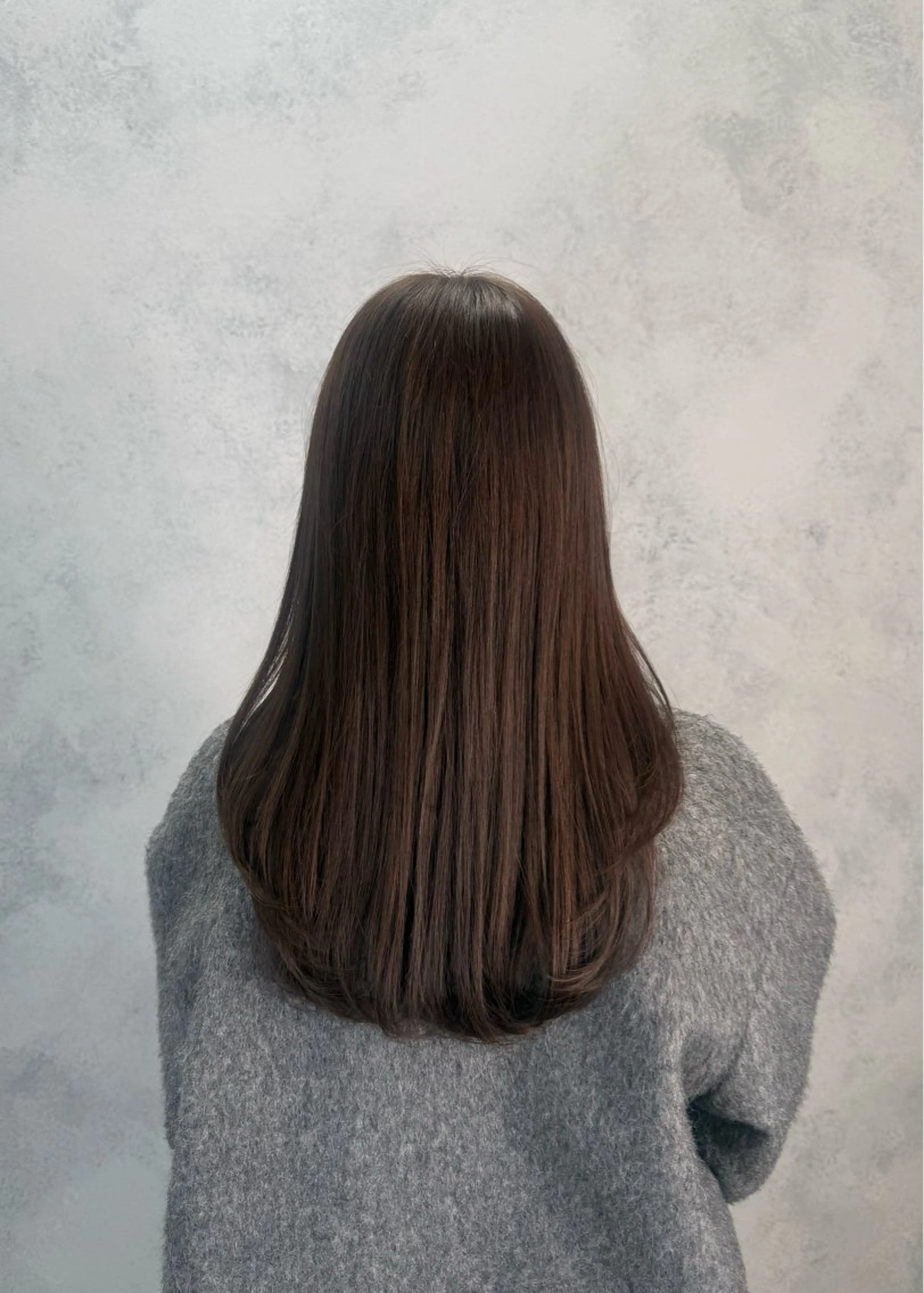 ロング カラー レイヤーカット カット ヘアカラー トリートメント Fūna︎｜ 八王子 ｜モデル募集中のヘアスタイル