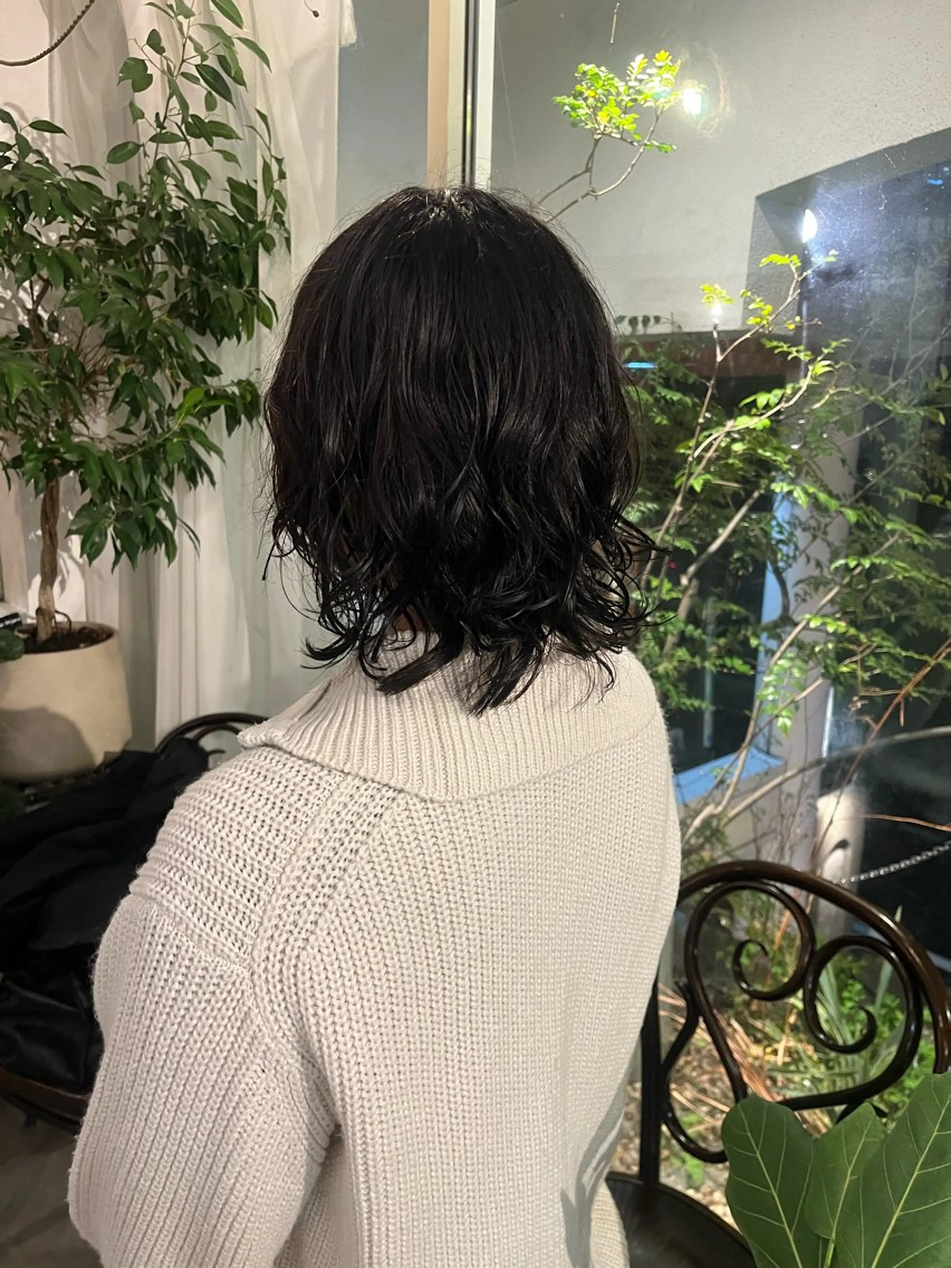 ミディアム パーマ カット パーマ hair  salon necco所属・柴田 さくらのヘアスタイル