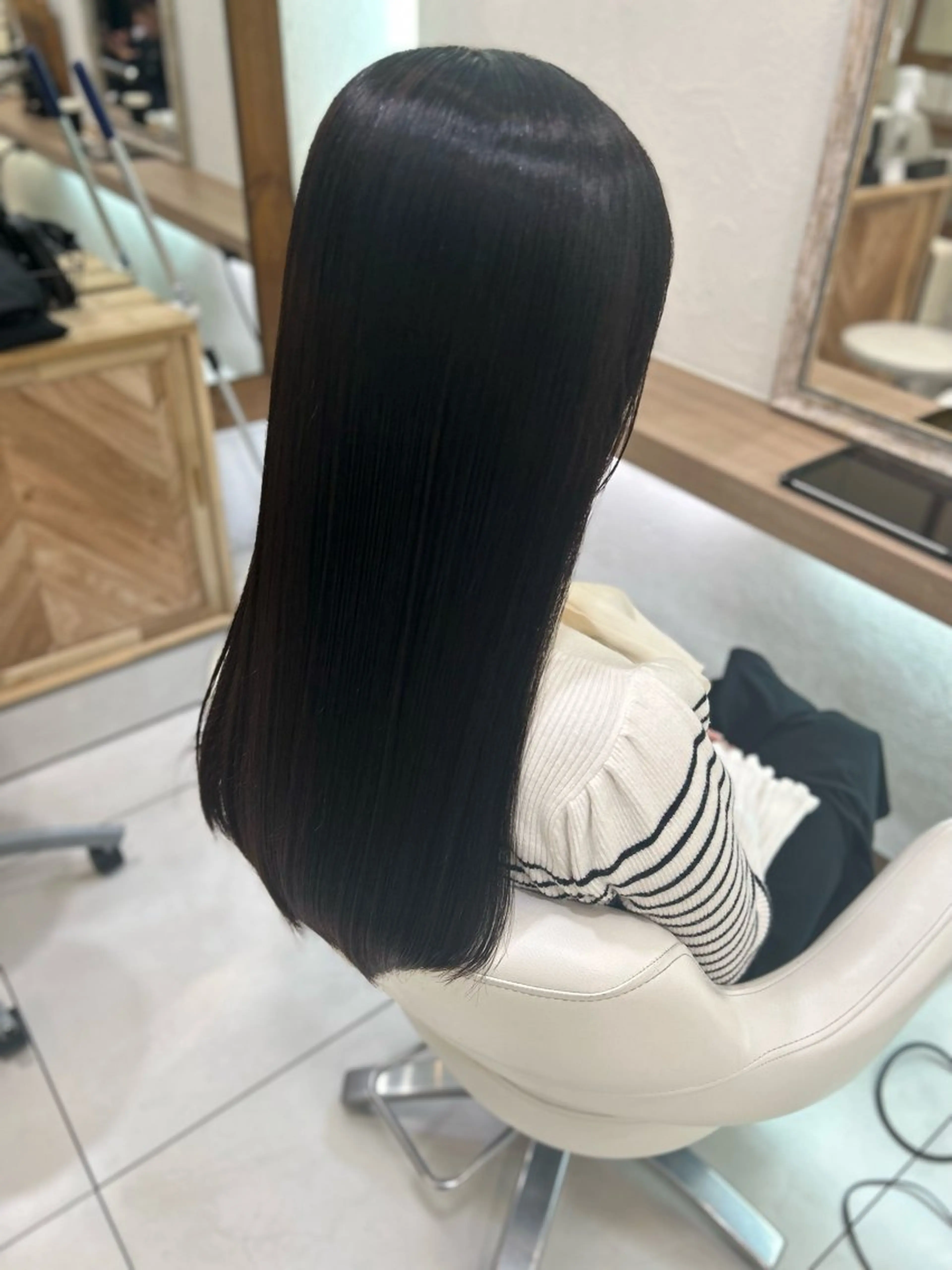 ロング カラー 縮毛矯正/髪質改善/ 艶髪ササキナツミのヘアスタイル