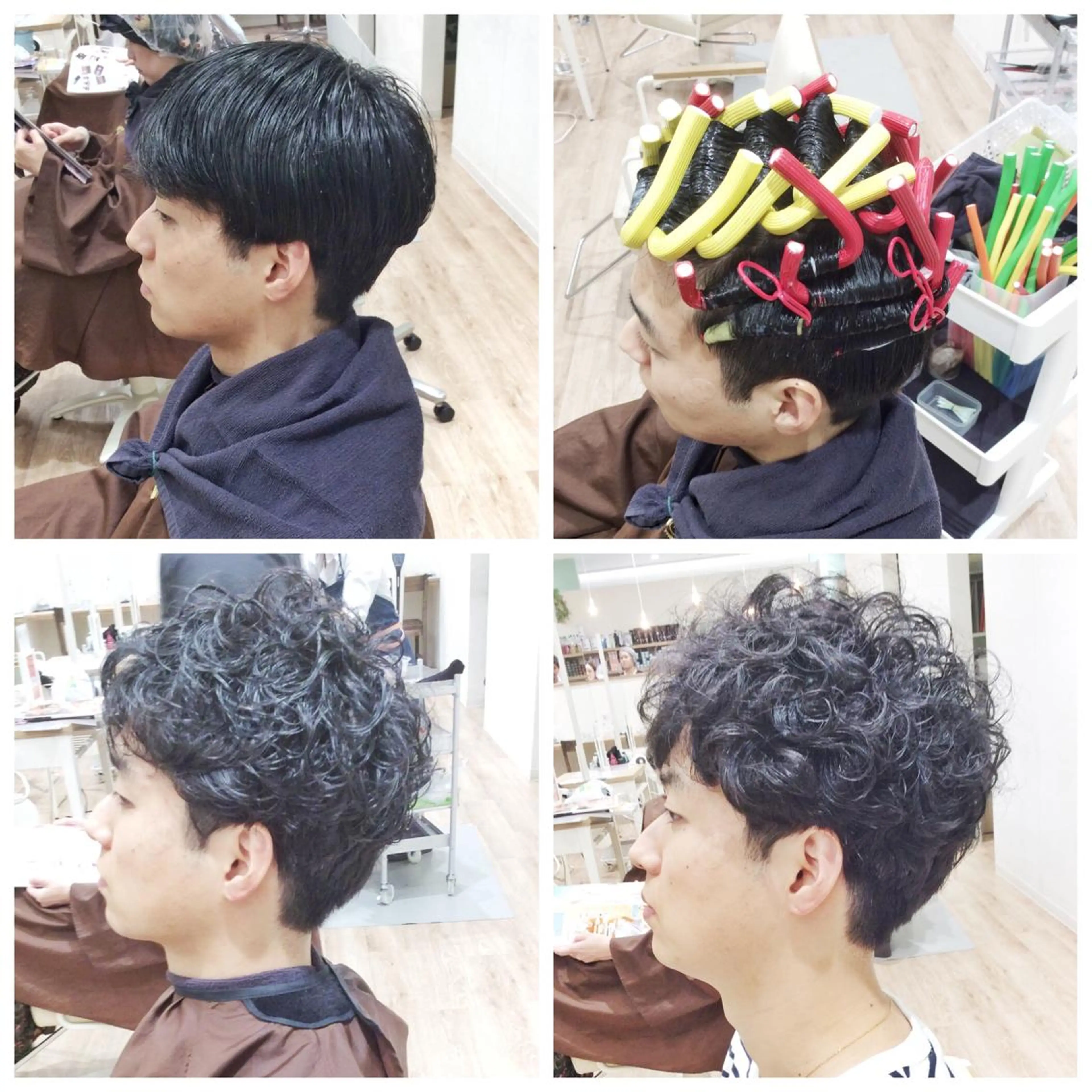 ショート パーマ メンズ カット パーマ ヘッドスパ Shingo #パーマのヘアスタイル