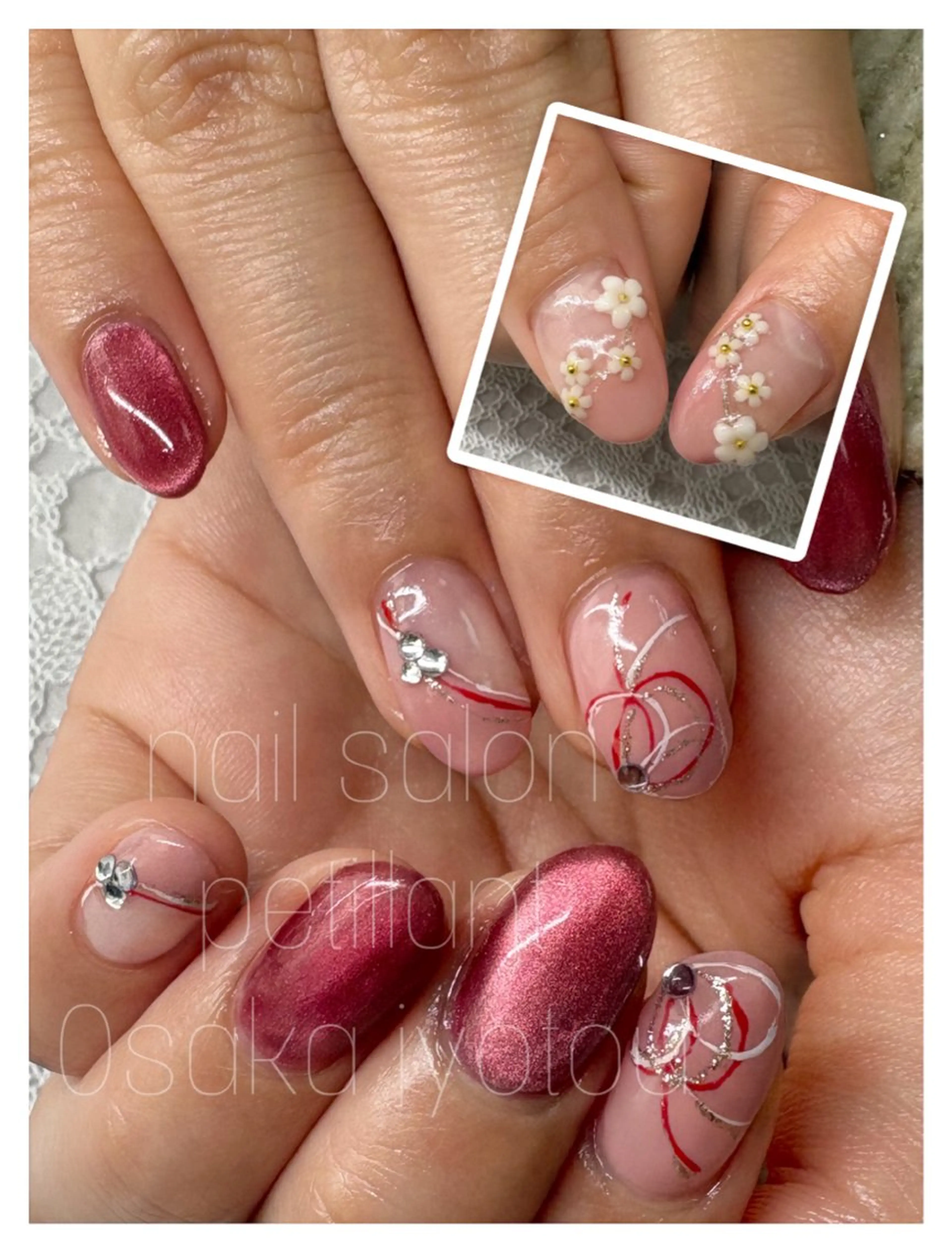 ネイル アートネイル 冬ネイル クリスマス petillant所属・nail salon petillantのネイルデザイン