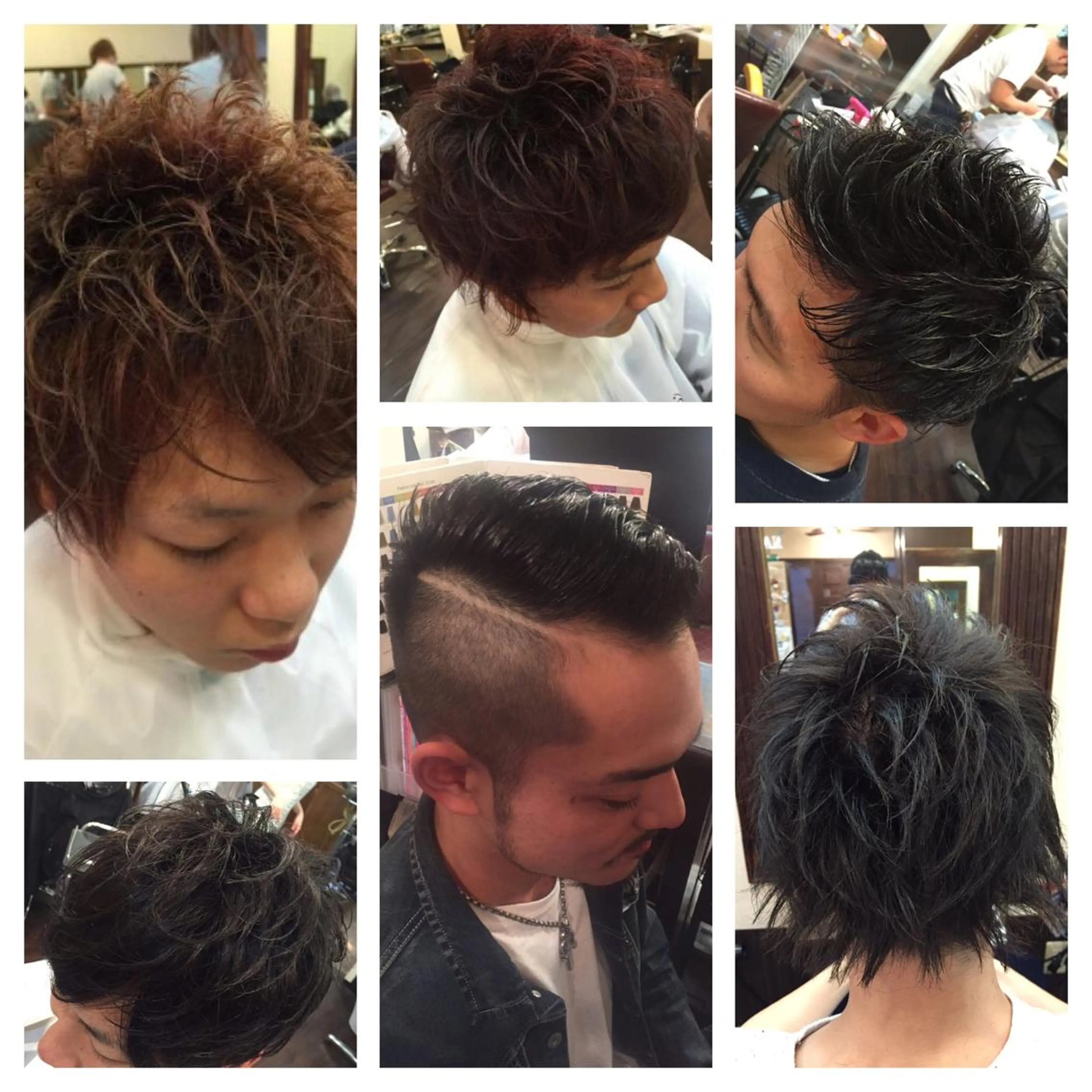 ショート カラー パーマ メンズ 店長担当🌟 矢吹ガブリエル🌟のヘアスタイル