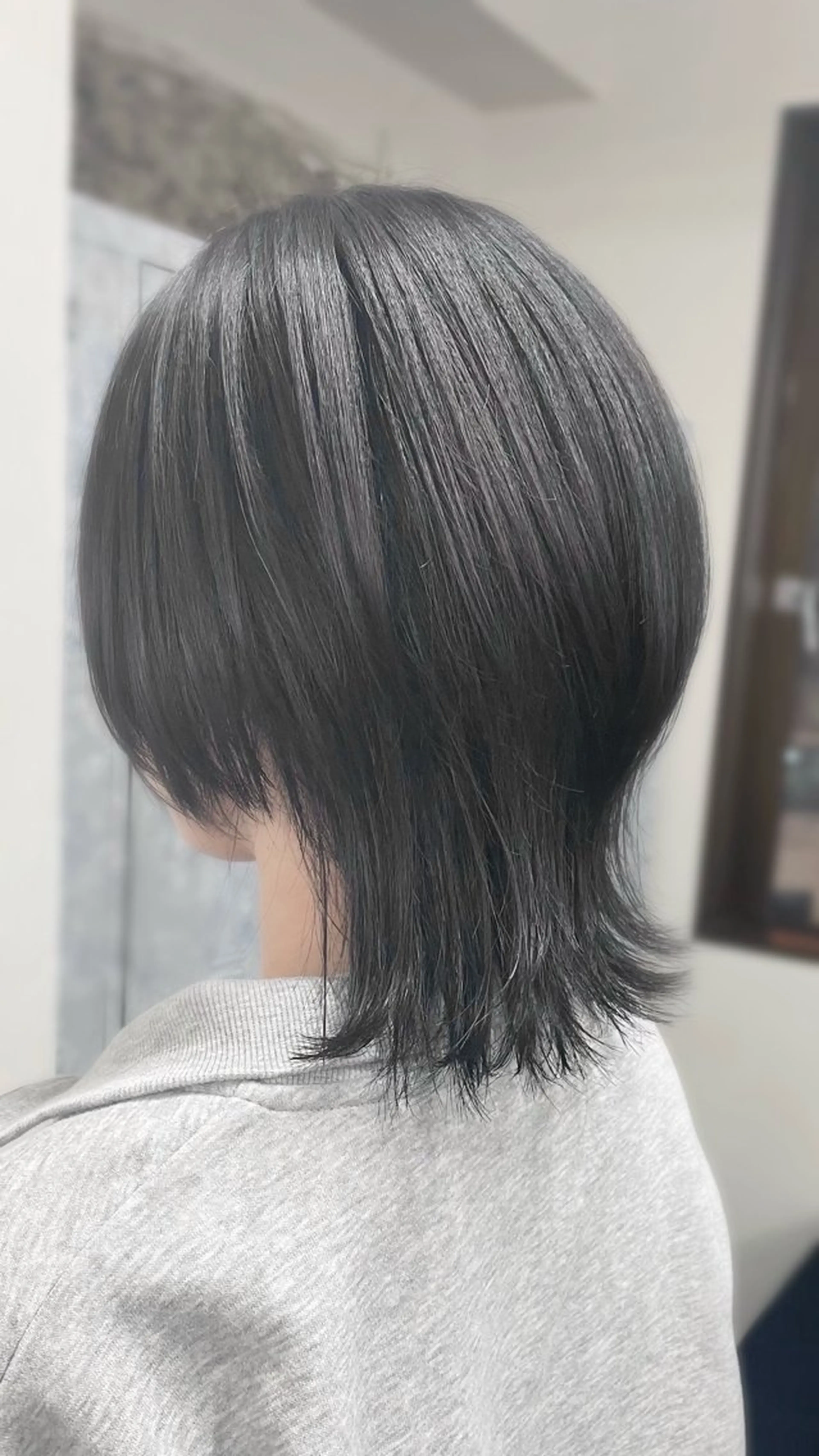 ミディアム カラー カット ヘアカラー nico麻生 加賀谷 すみれのヘアスタイル