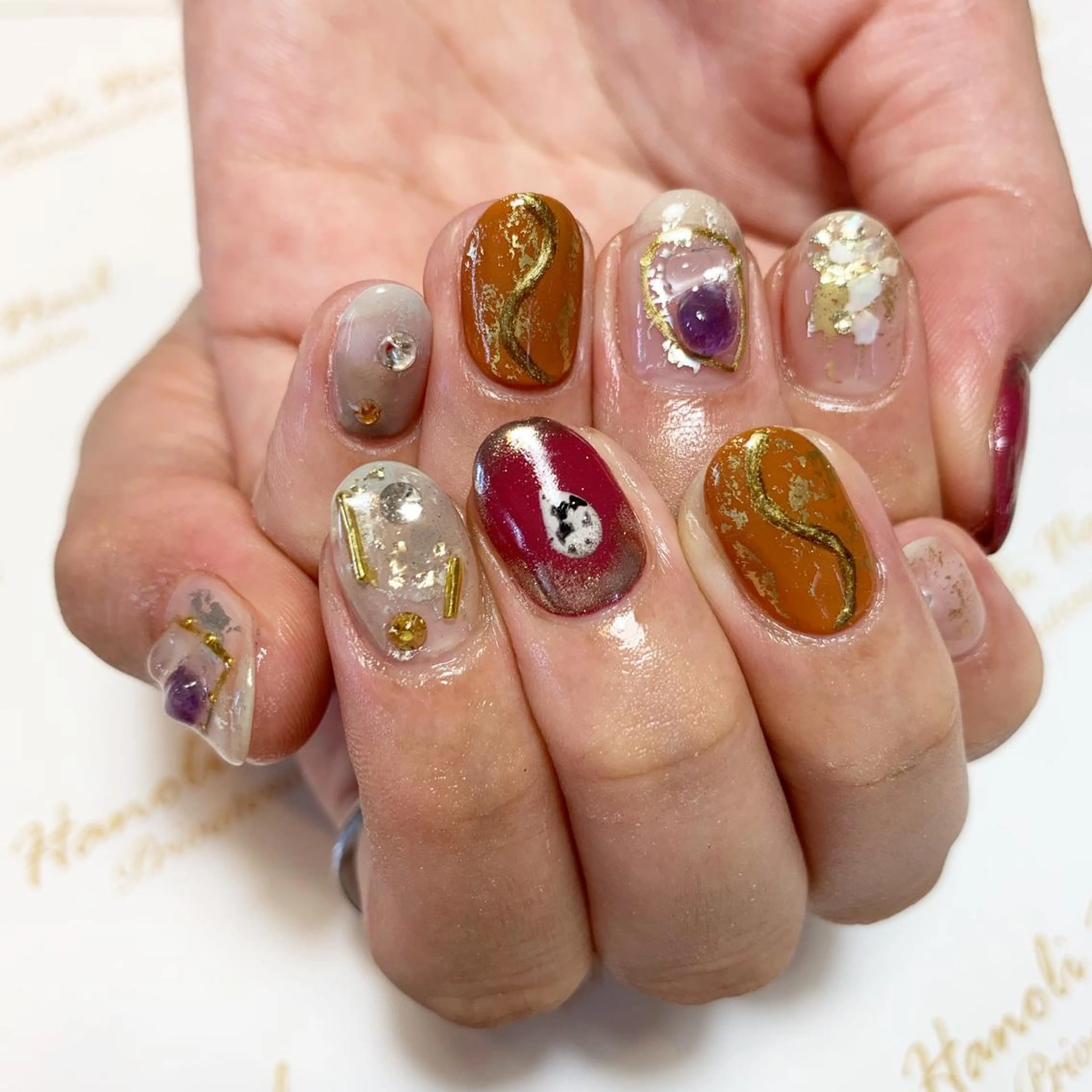 ネイル ハンドネイル 渡邊 亜貴のネイルデザイン