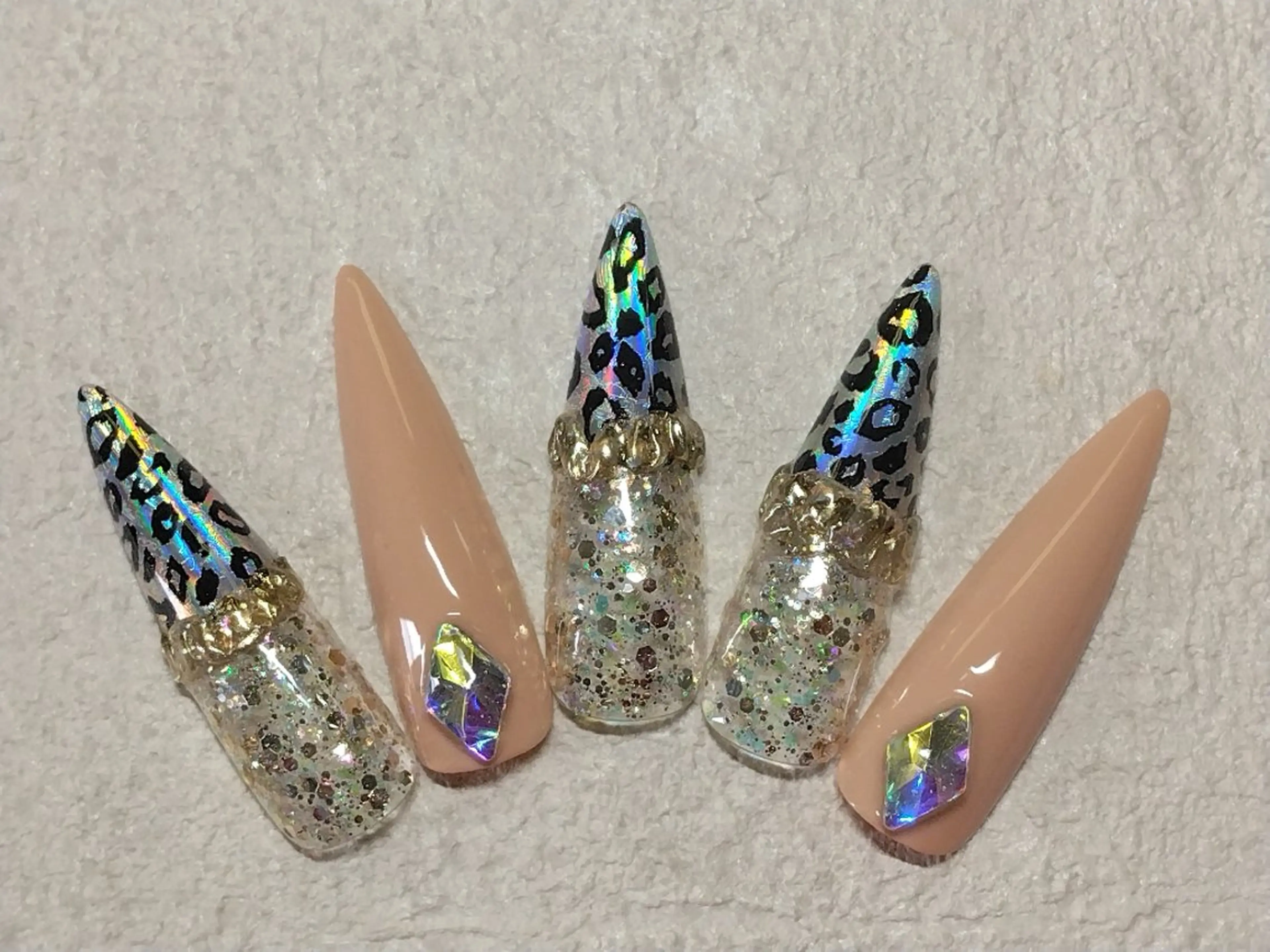 ネイル 長さ出し ハンドネイル senju 　のネイルデザイン