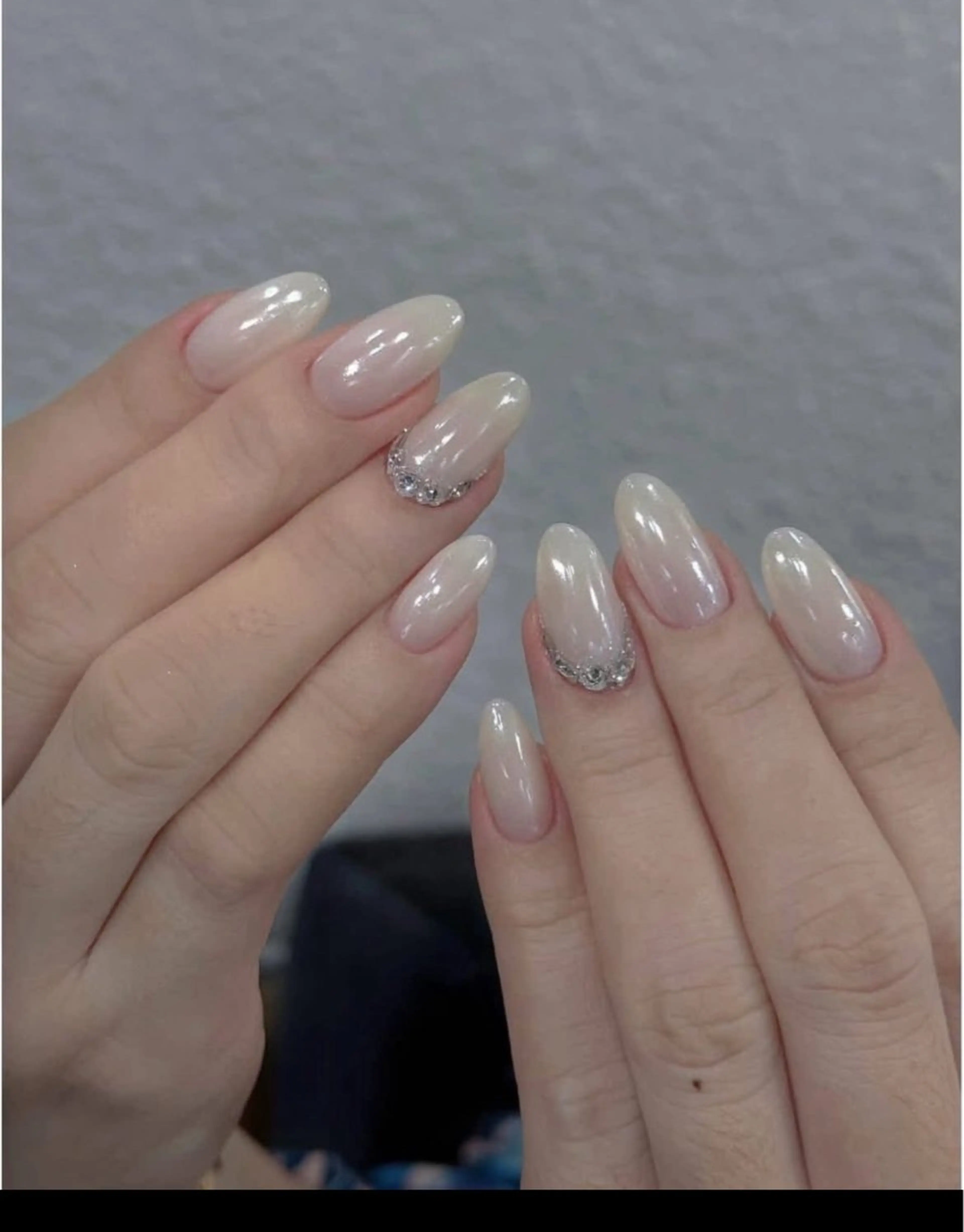 ネイル アートネイル フレンチネイル ジェルネイル キラキラネイル ニュアンスネイル Ryu Nail Studio所属・Ryu Nail YukiChanのネイルデザイン