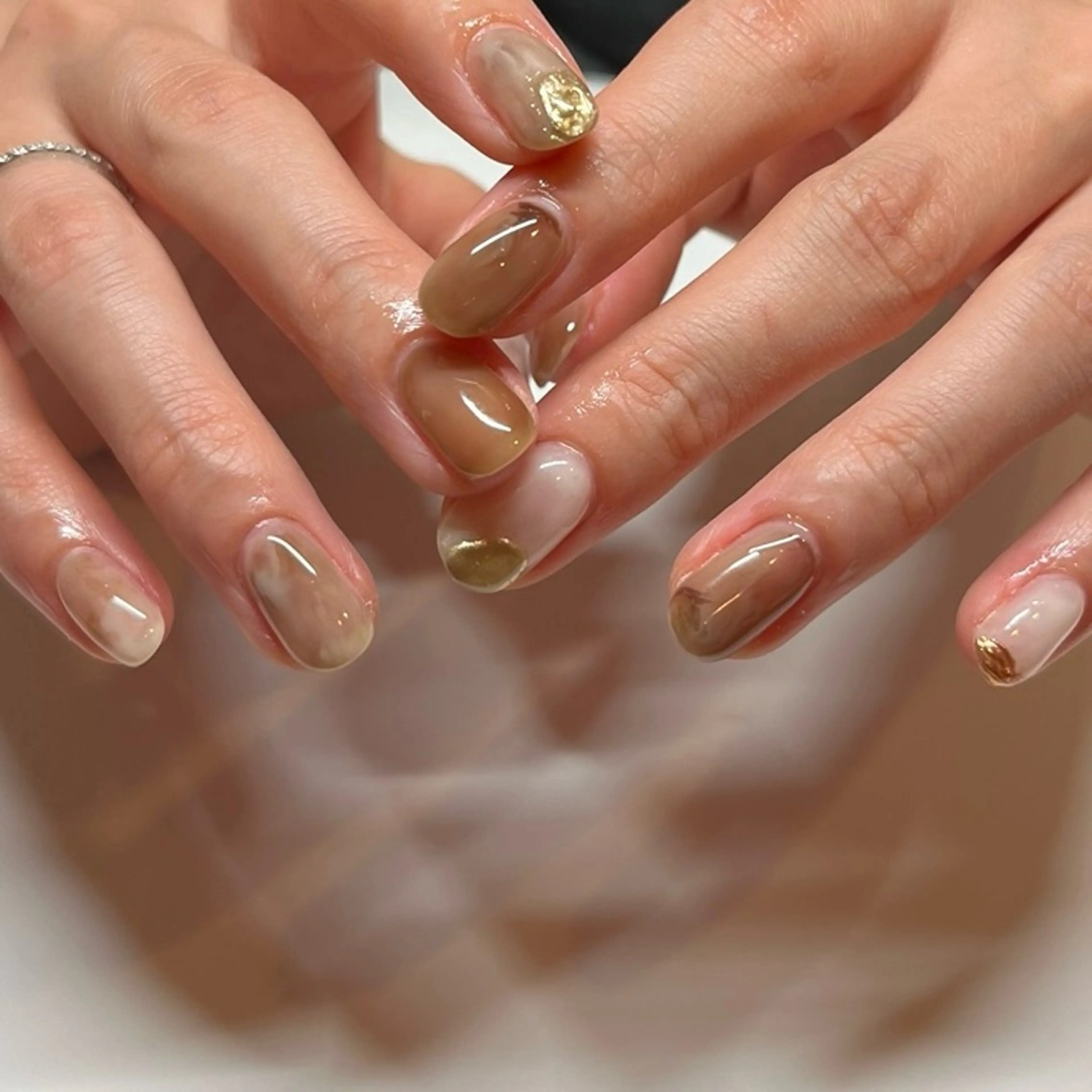 ネイル ニュアンスネイル mitsuki / Manonのネイルデザイン