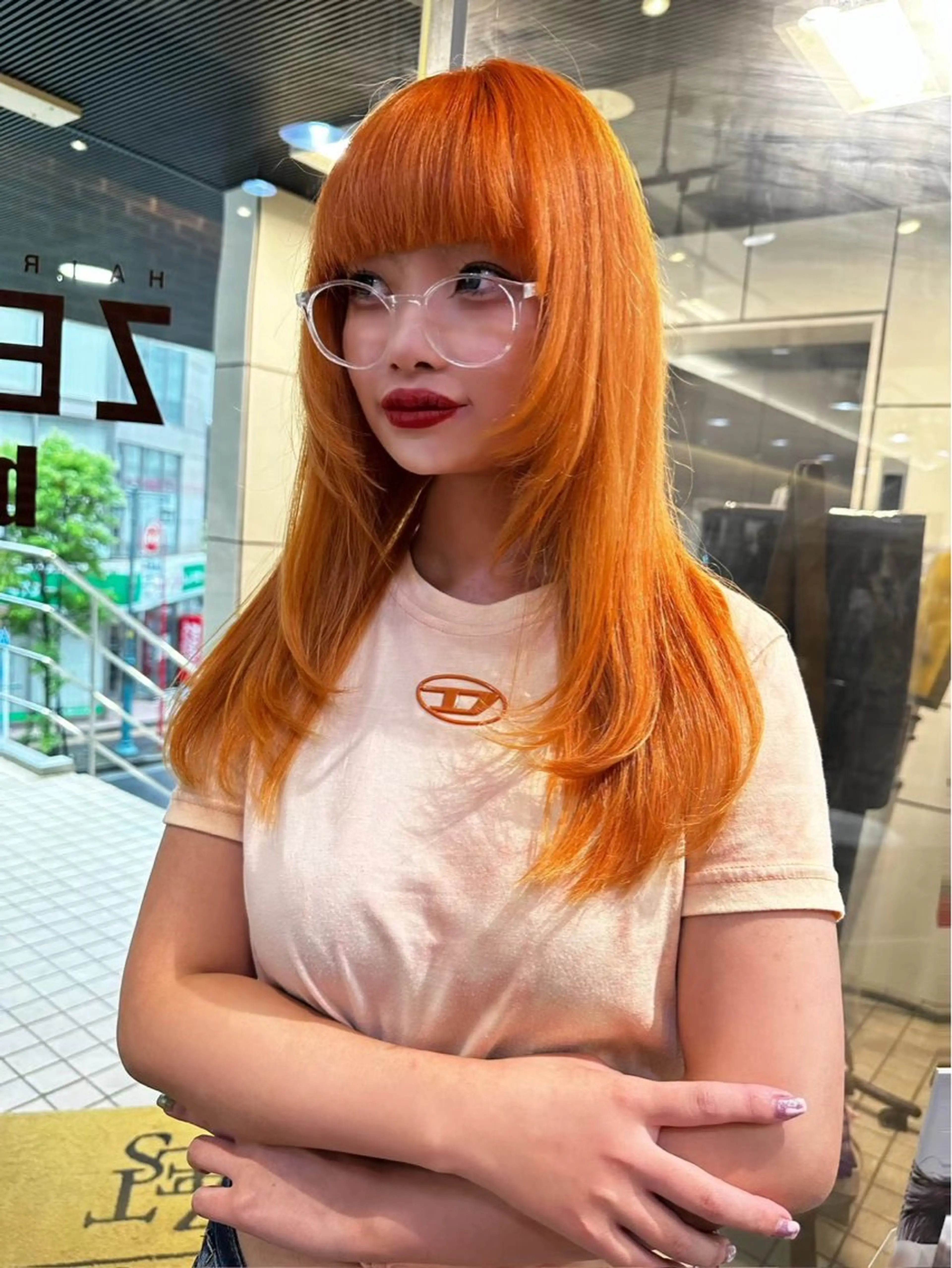 【U24】👱🏻‍♀️ダブルカラー(ブリーチ込み) ｛ケアブリーチ +¥1650｝の写真