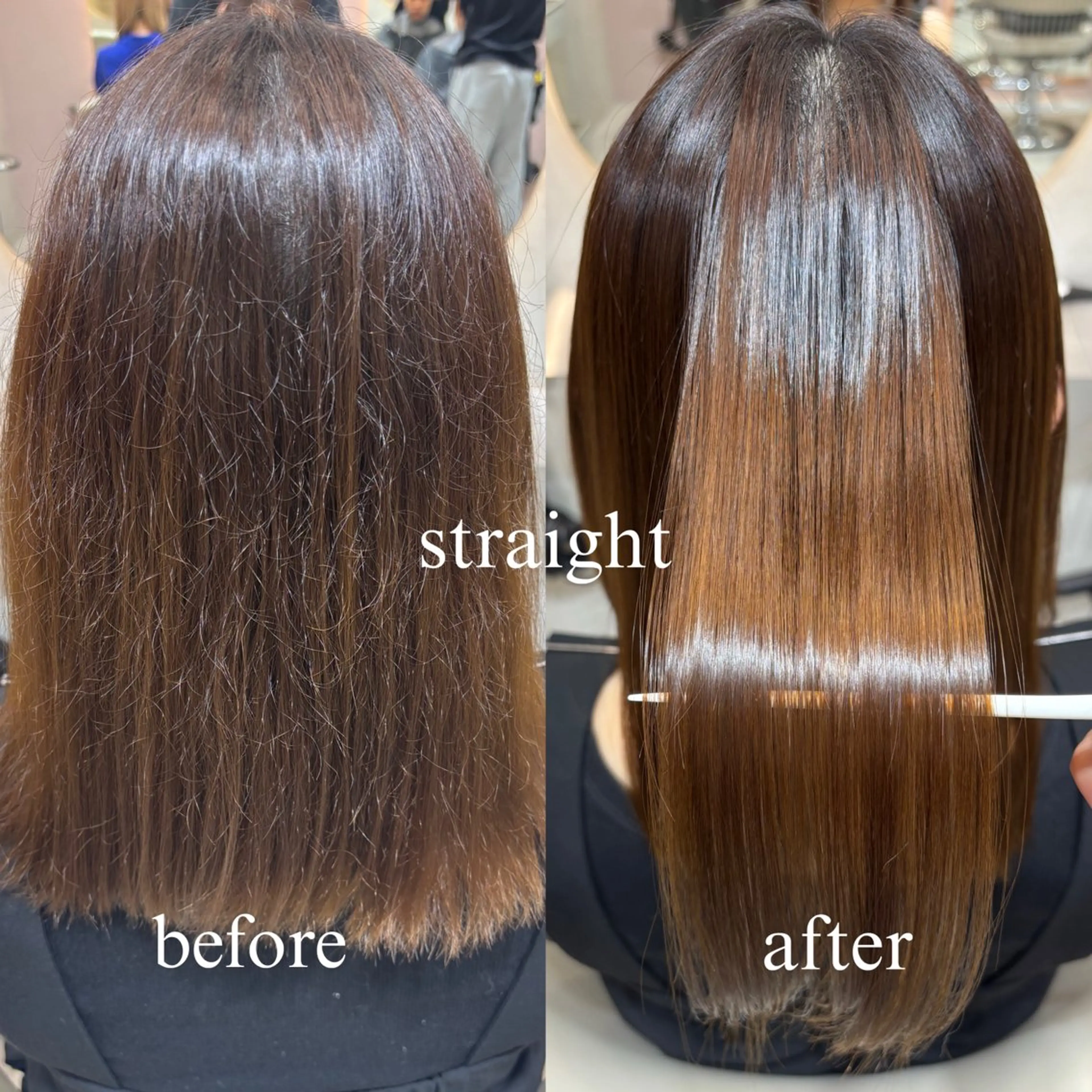 セミロング 髪質改善 縮毛矯正 大宮/トレンドヘア 🌙Kaoriのヘアスタイル