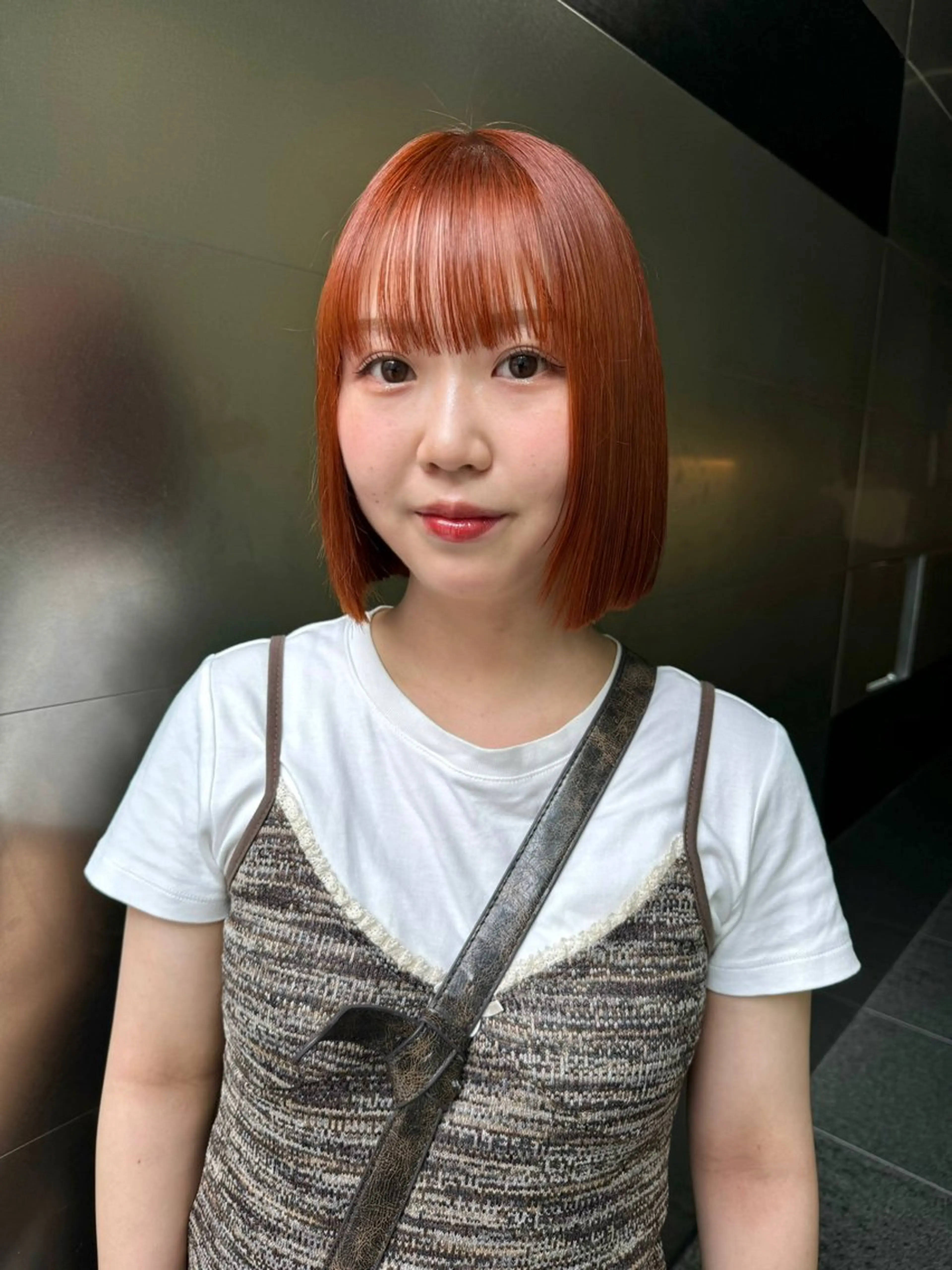 カラー ヘアカラー ひかり／ベージュ ／似合わせカットのヘアスタイル