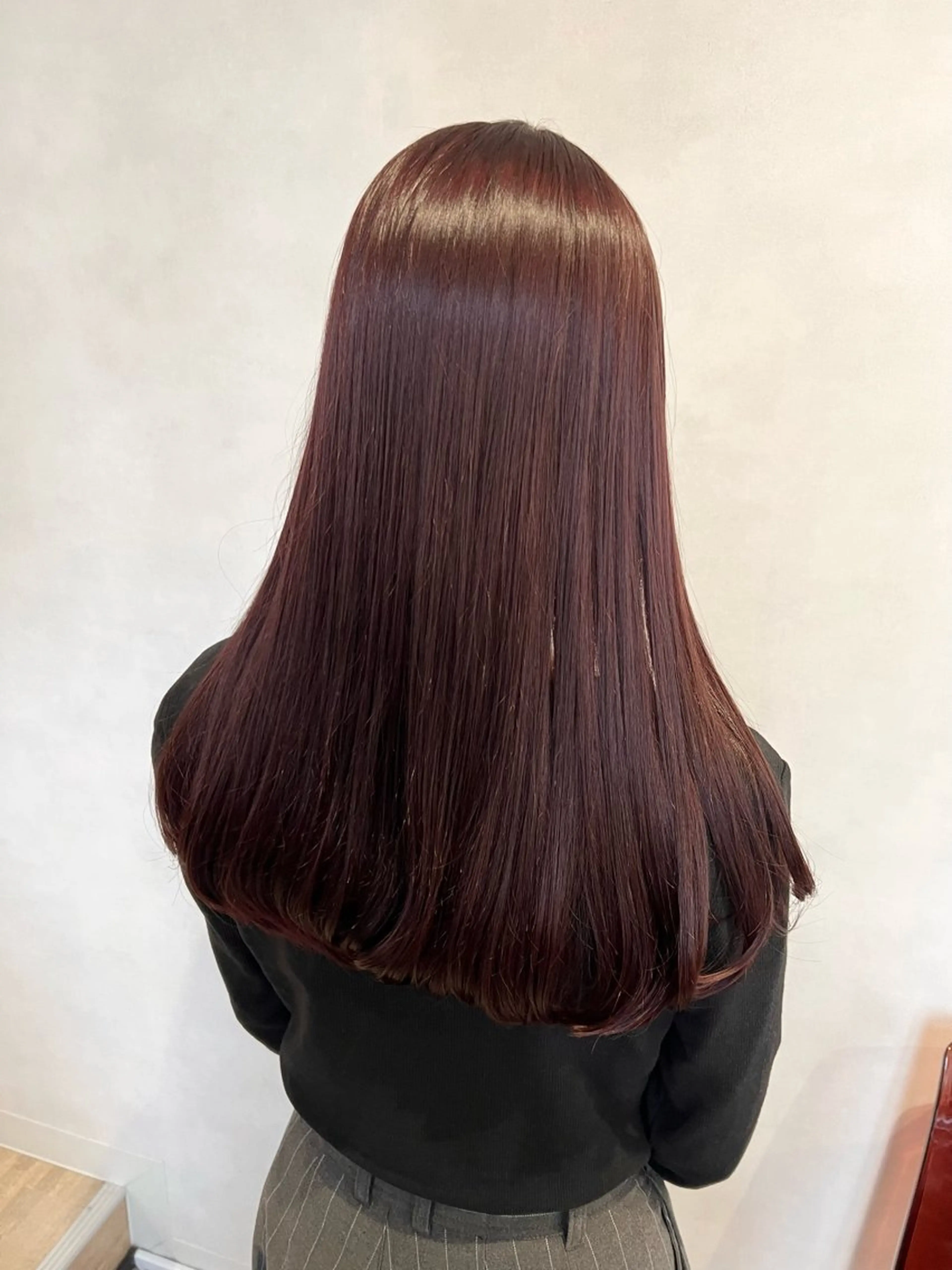 セミロング ピンクラベンダー 住 なつきのヘアスタイル