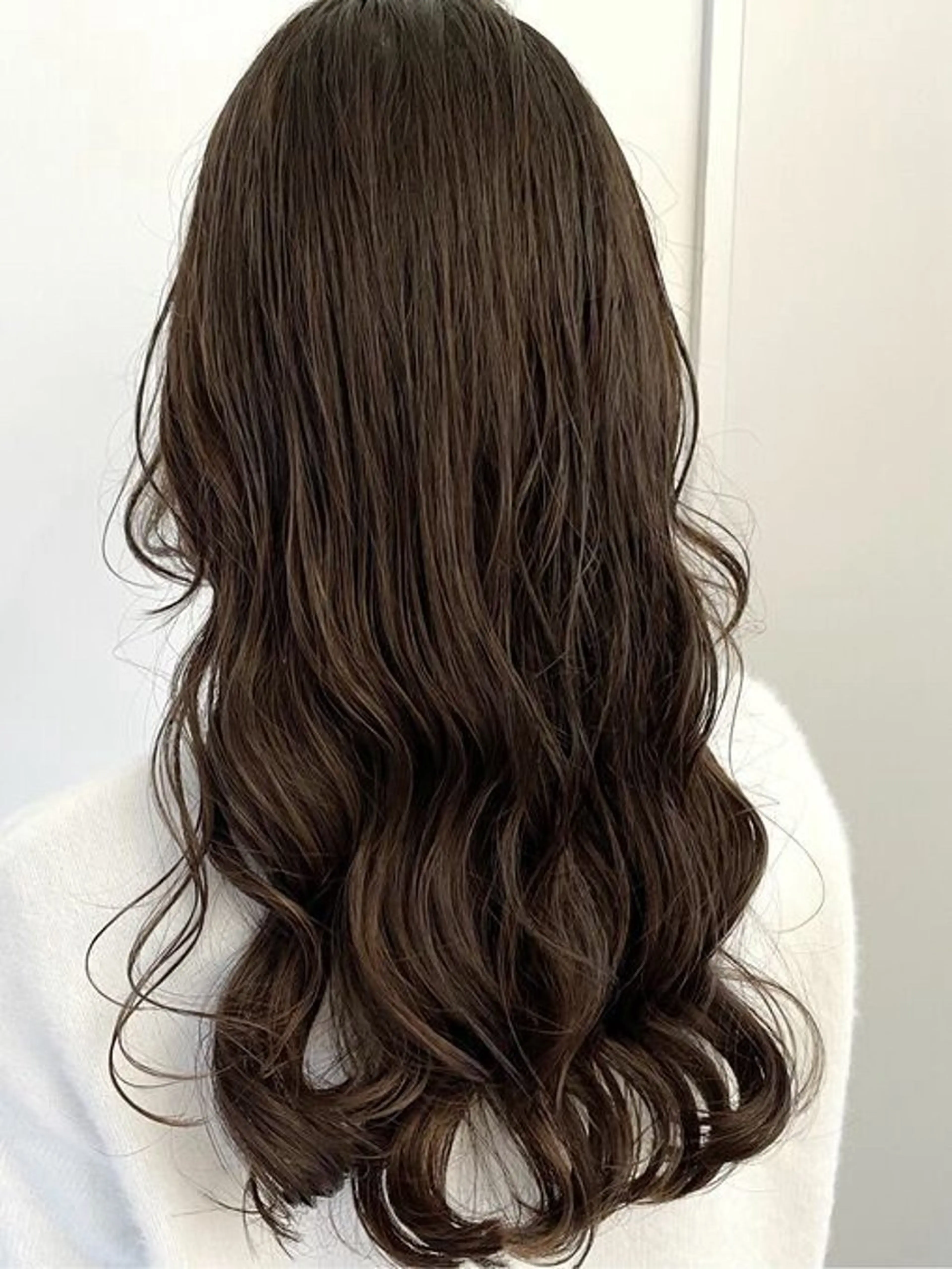 セミロング カラー パーマ カット ヘアカラー 表参道🌿赤み消し カラー/チナツのヘアスタイル