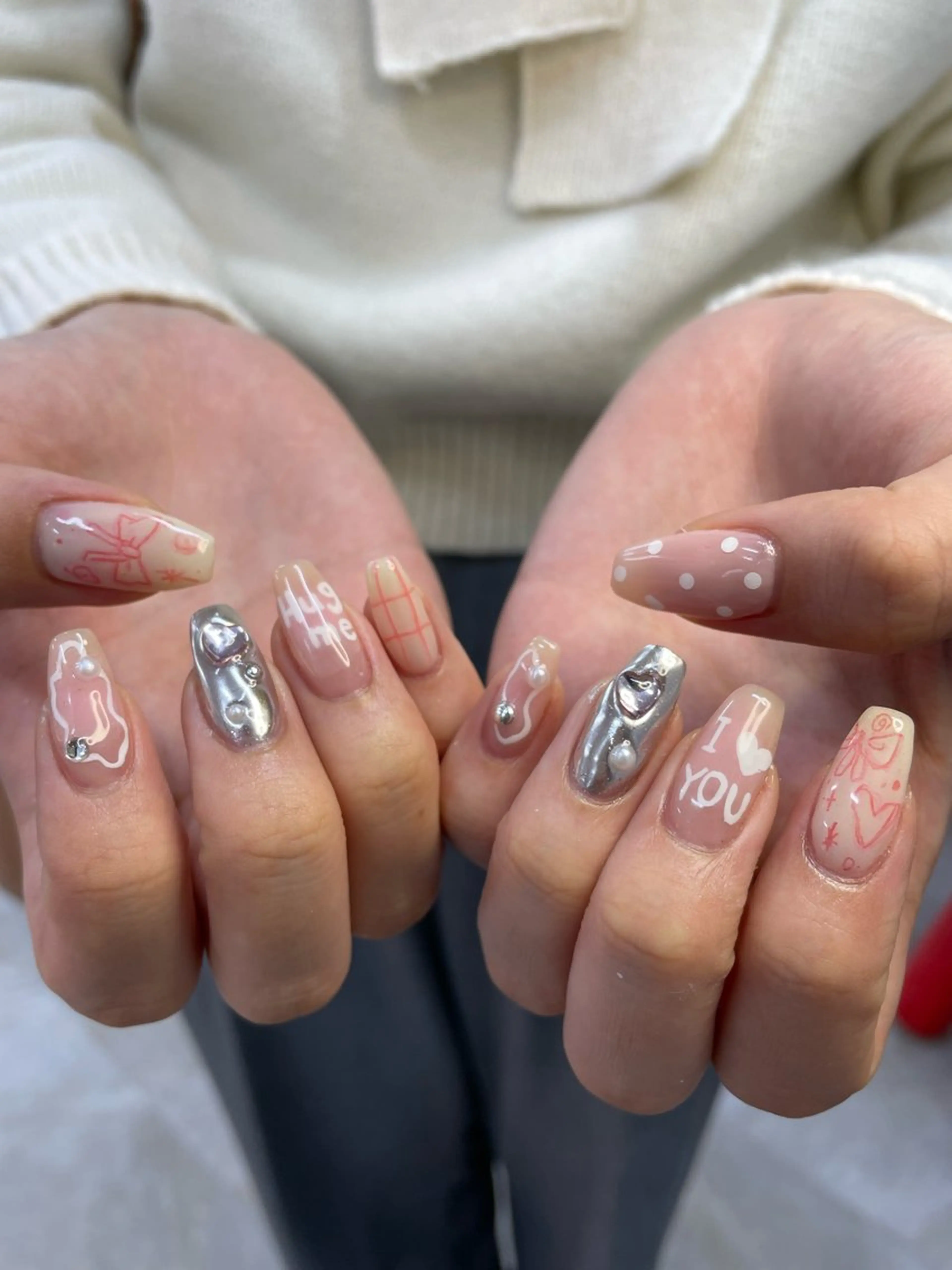 ネイル ハンドネイル ひめか🫁 推し概念・個性派のネイルデザイン