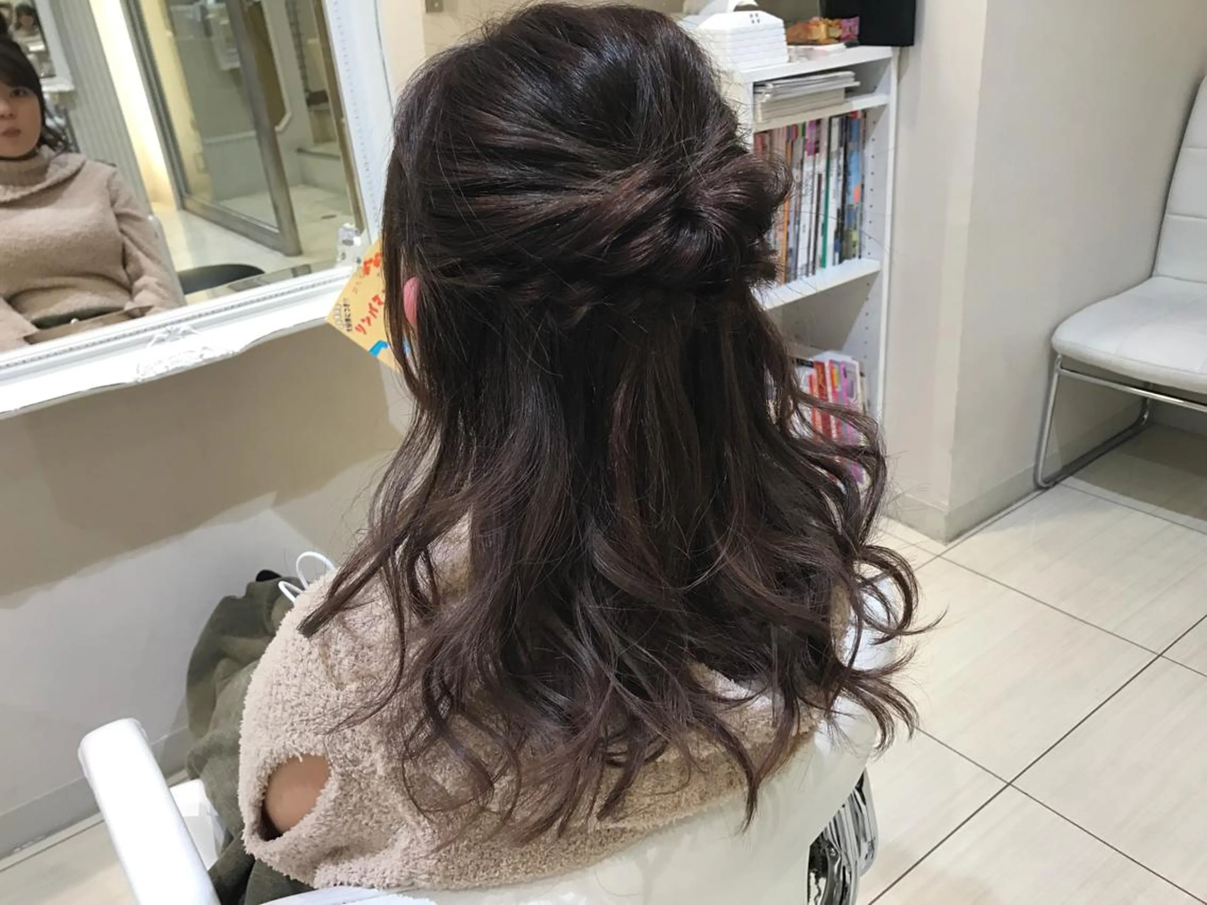 ヘアアレンジ かねやす ゆなのヘアスタイル