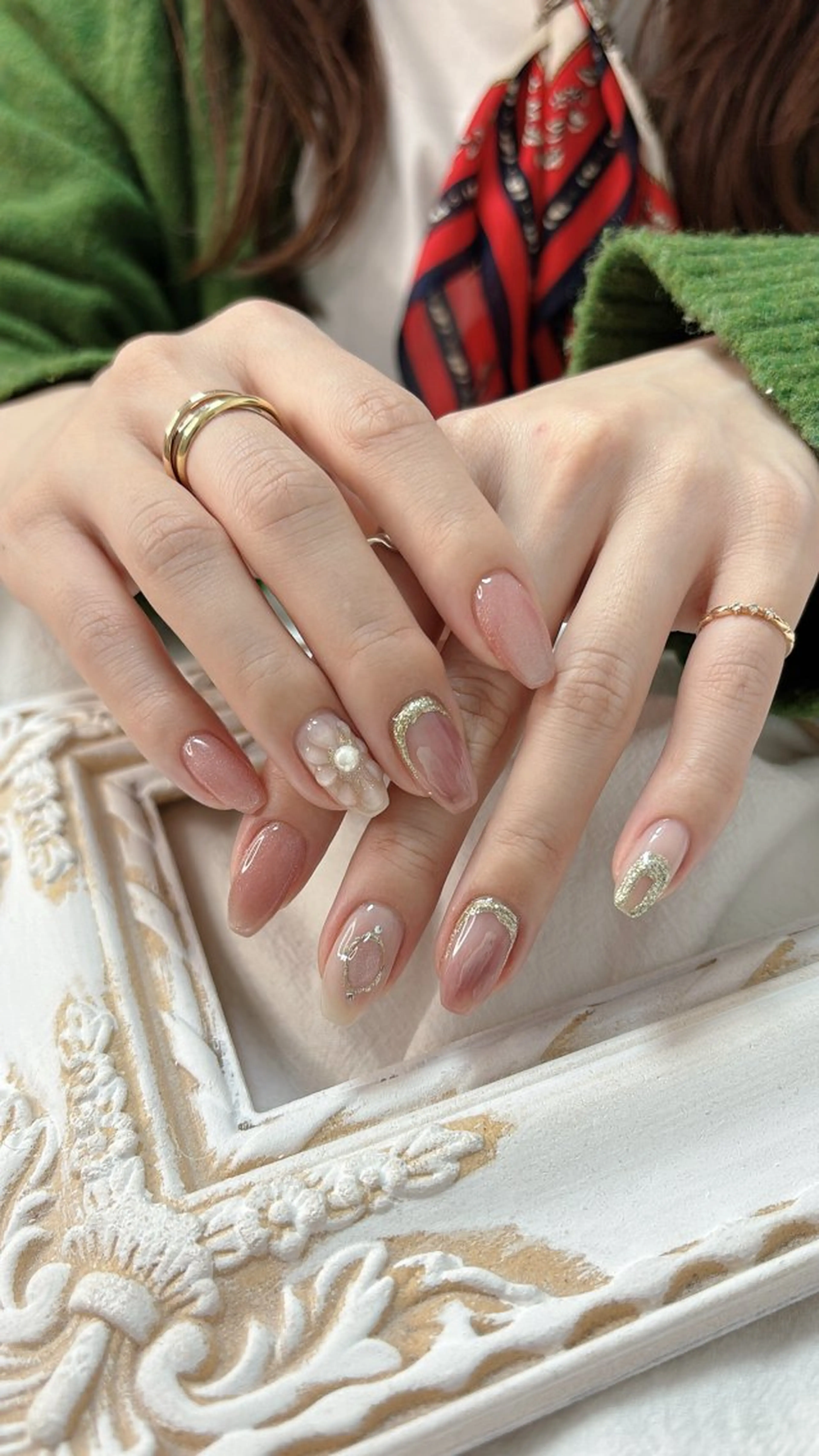 ネイル ネイルサロンD&D所属・劉 丹丹のネイルデザイン